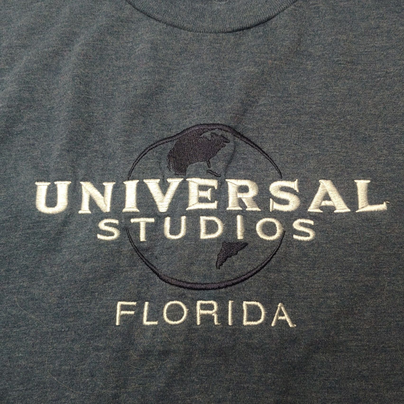 Vintage Universal Studios Shirt Adult Medium Blue Embroidered Movie Theme Park Orlando Mens Size US M / EU 48-50 / 2 - 2 Thumbnail