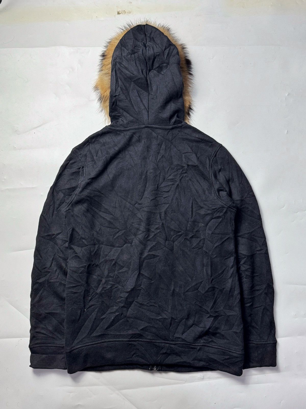 If Six Was Nine × Japanese Brand × Le Grande Bleu (L.G.B.) Fur Hoodie Faded Black by Muscat Japanese Styled Size US L / EU 52-54 / 3 - 2 Thumbnail
