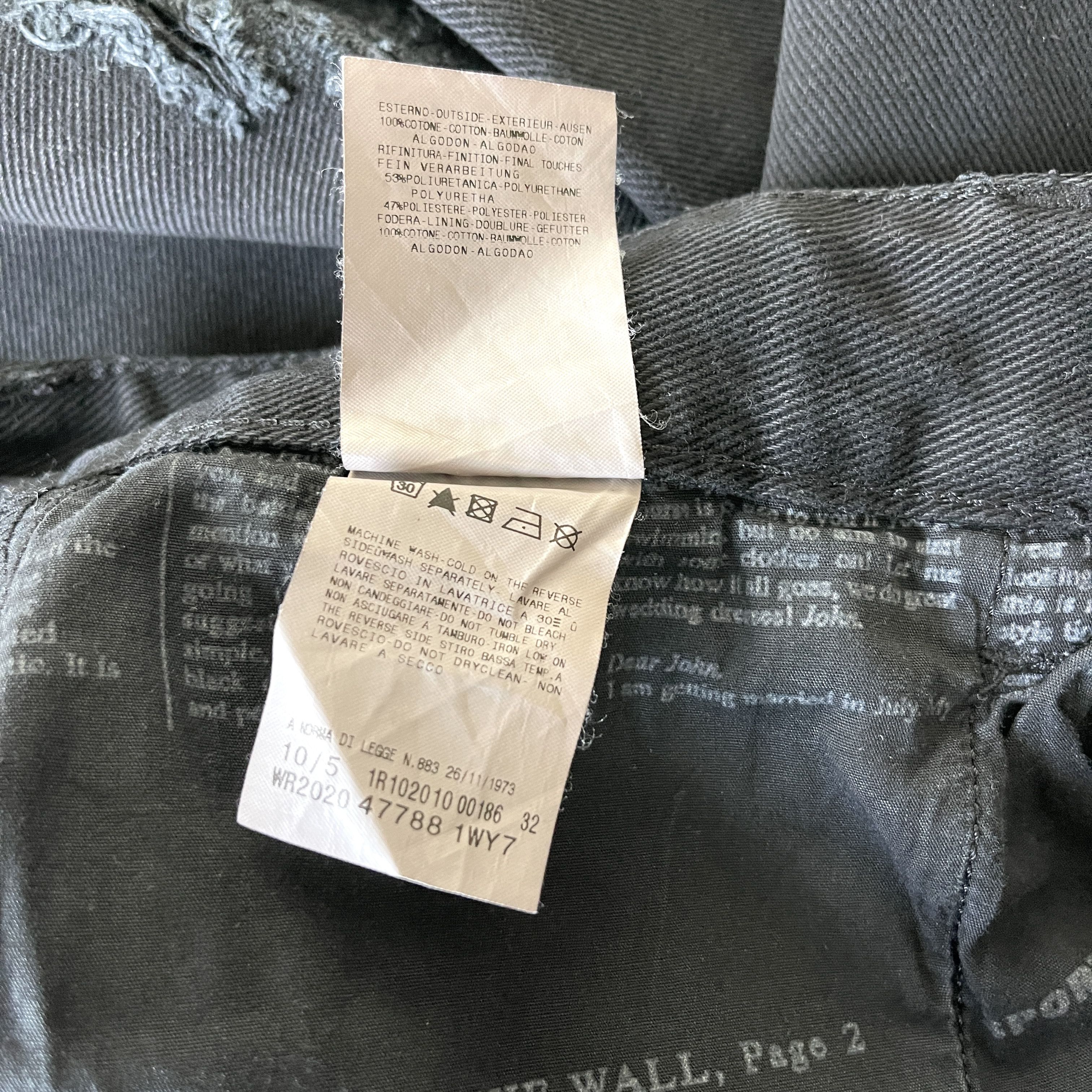 John Galliano JOHN GALLIANO Black Jeans size 28/42 Size 28" / US 6 / IT 42 - 9 Thumbnail