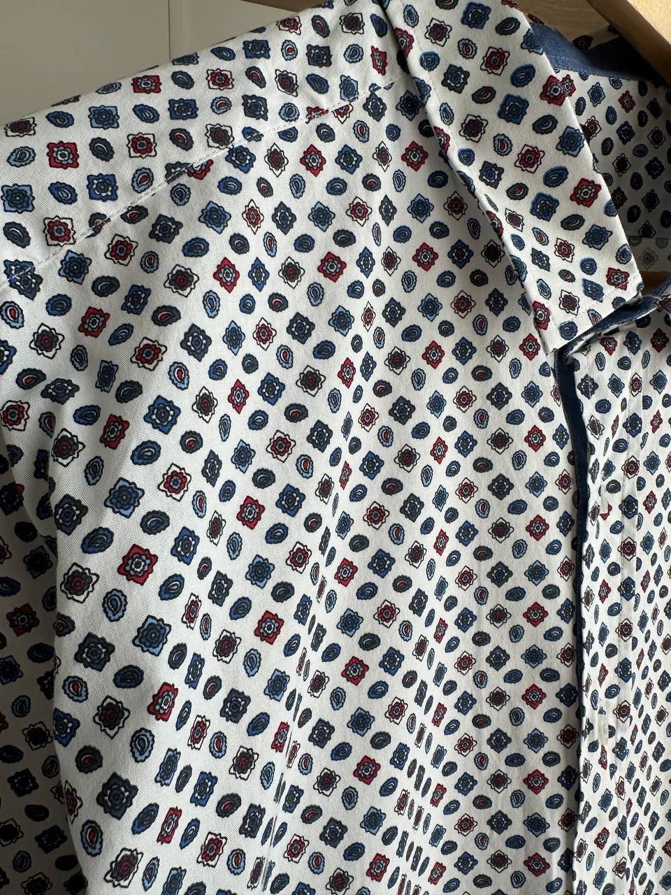 Etro × Vintage Vintage Mens Etro Italy Floral Print Button-Up Shirt Size US M / EU 48-50 / 2 - 12 Thumbnail