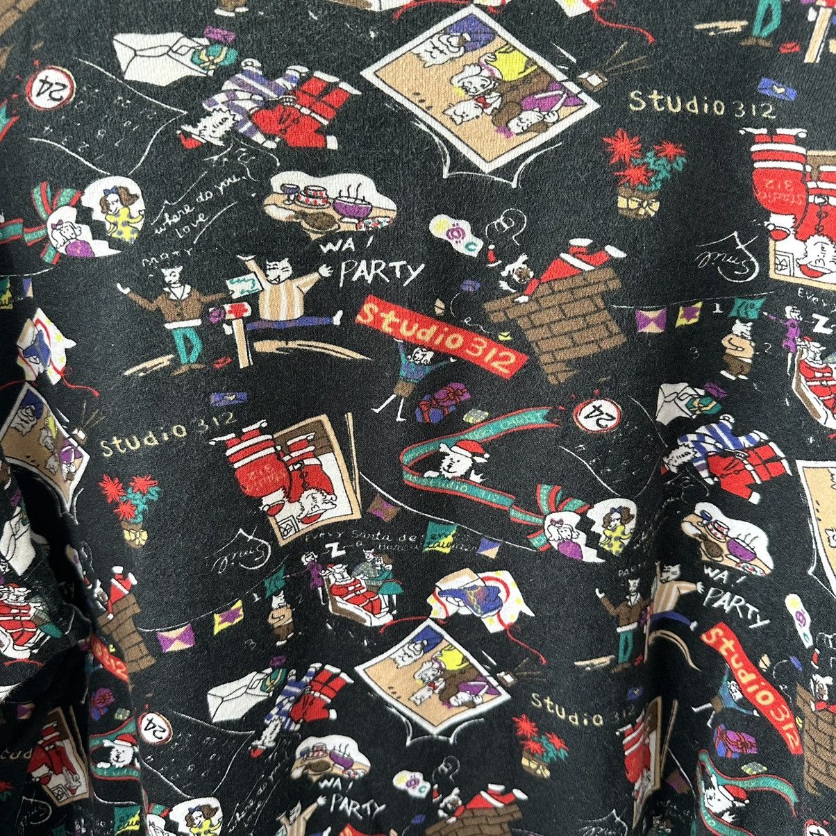 Japanese Brand Studio 312 Sweatshirt party full print Size US L / EU 52-54 / 3 - 3 Thumbnail
