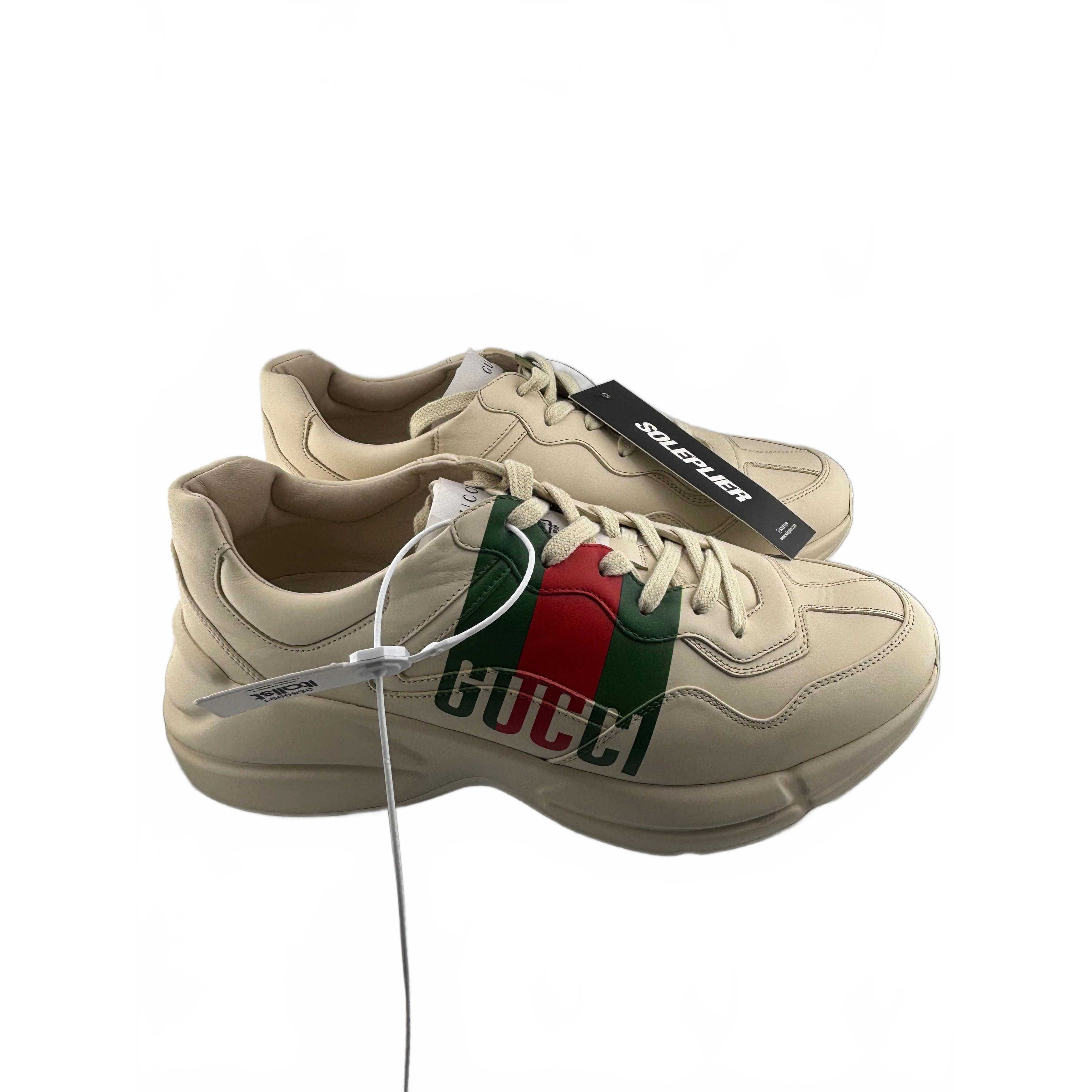 Gucci Gucci Ryton Gucci Web Ivory Size US 10 / EU 43 - 1 Thumbnail