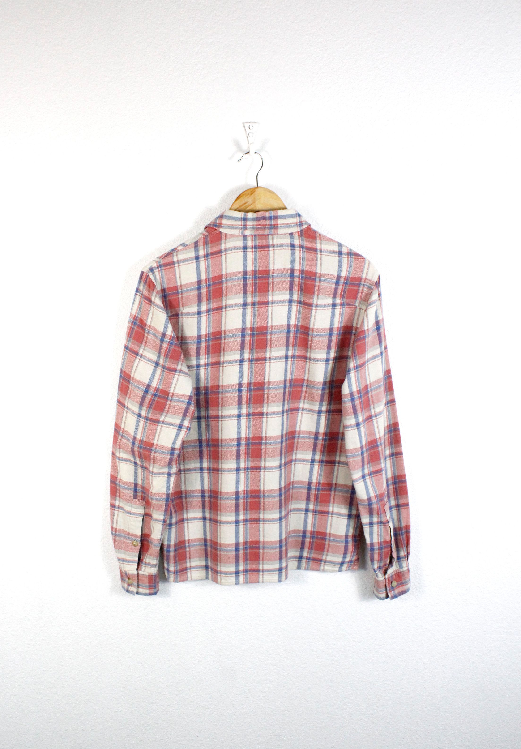Flannel × John Elliott John Elliott Red Check Flannel Shirt Size 2 Size US S / EU 44-46 / 1 - 4 Thumbnail
