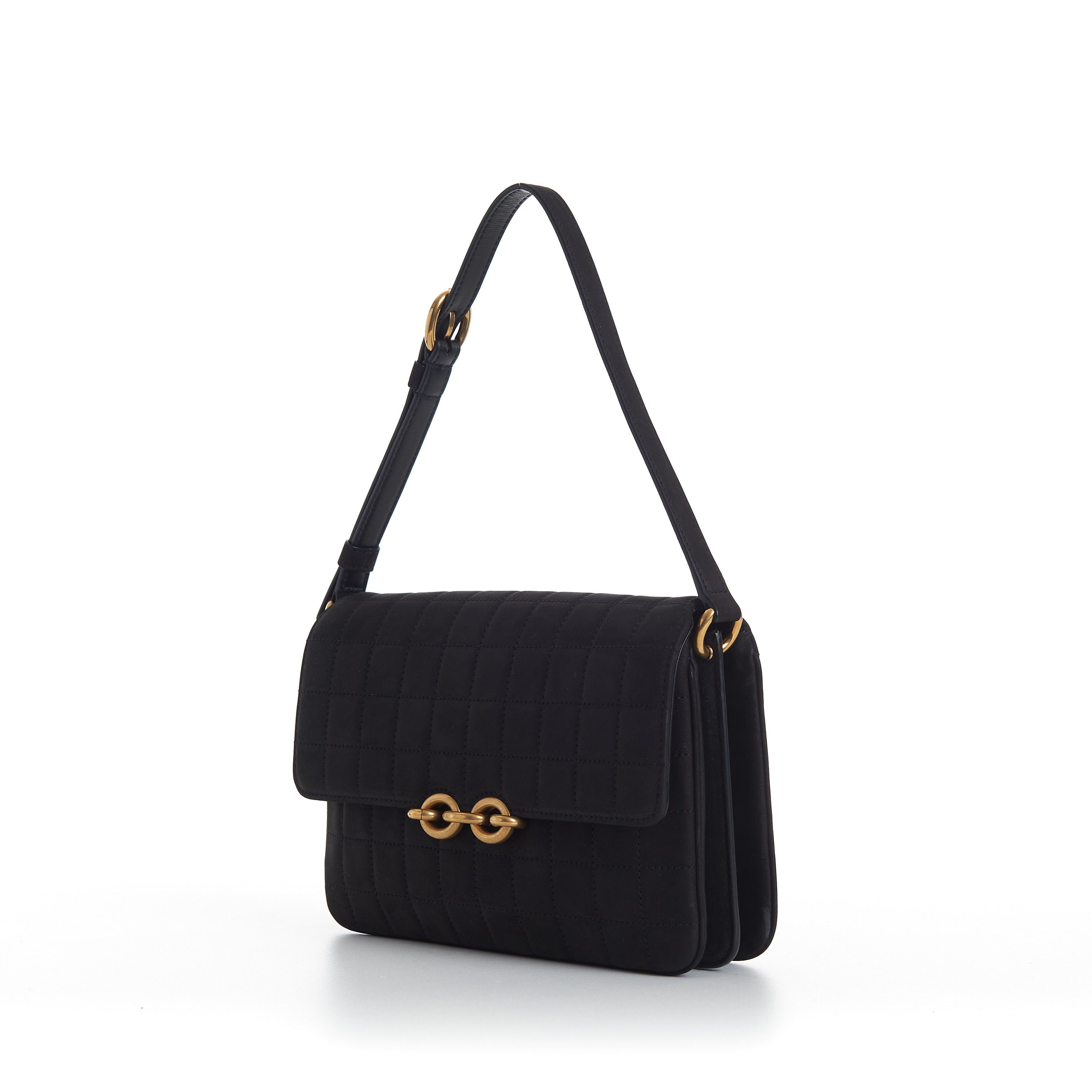 Saint Laurent Paris Le Maillon Satchel Bag In Quilted Size ONE SIZE - 2 Thumbnail