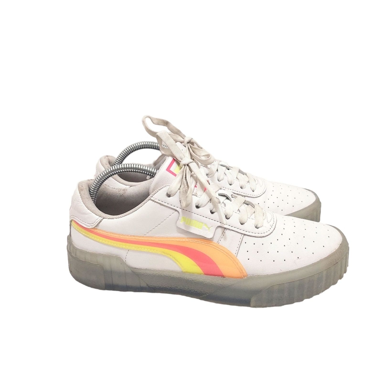 Puma Puma Cali Neon Iced Leather Running Sneakers Women's Size 10 Size US 10 / IT 40 - 2 Thumbnail