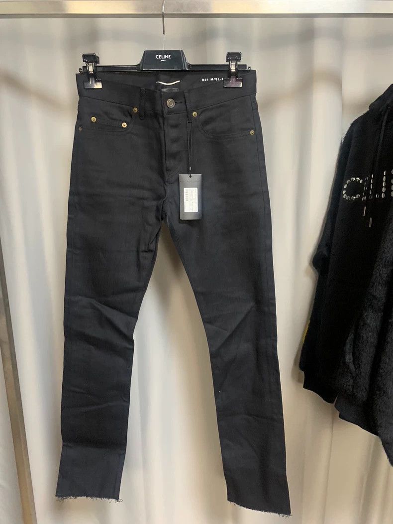 Saint Laurent Paris Saint Laurent Paris 2015FW D01 frayed pants Size US 28 / EU 44 - 1 Thumbnail