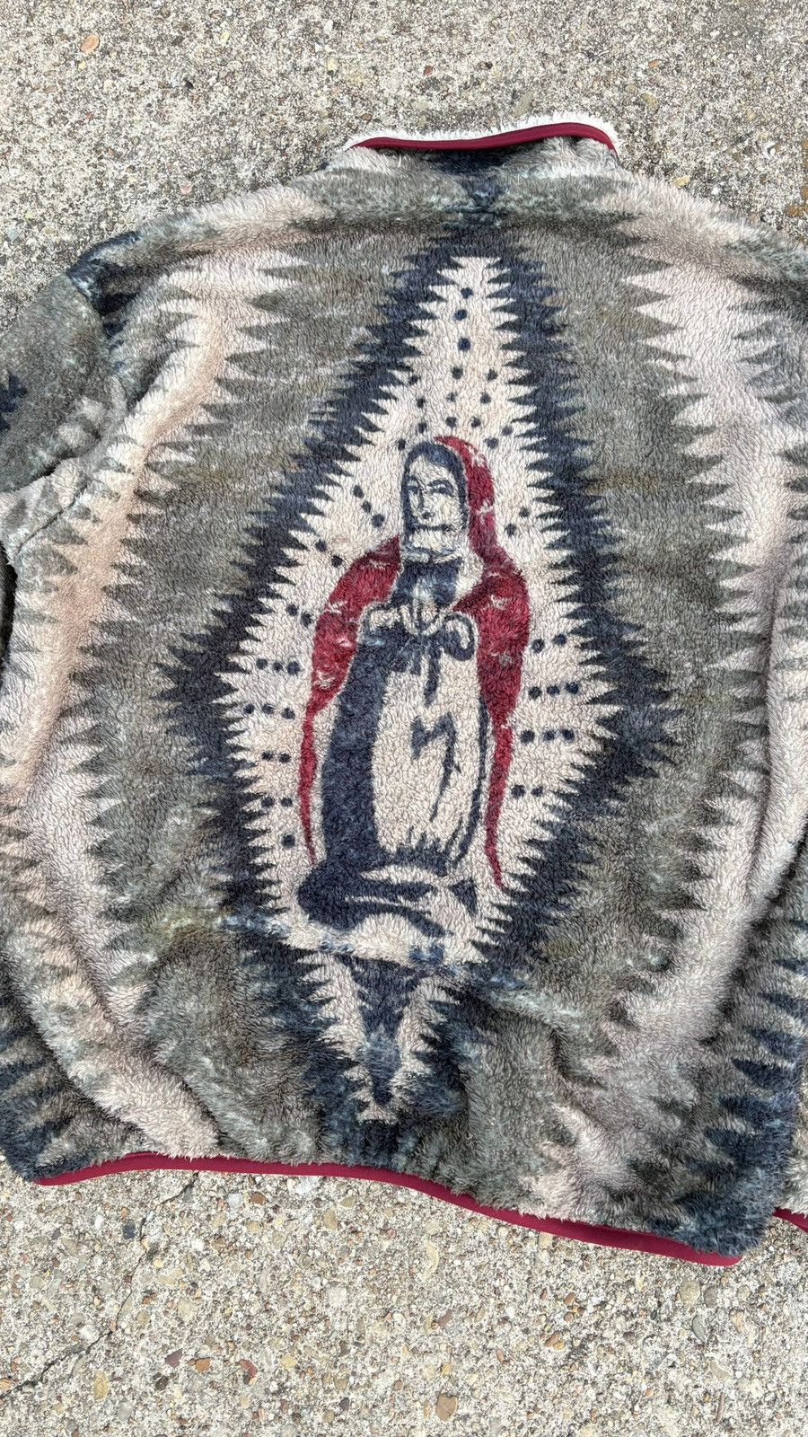 Kapital 2022 Fall/Winter Kapital Thunder Virgin Mary Pattern Fleece Size US L / EU 52-54 / 3 - 2 Thumbnail