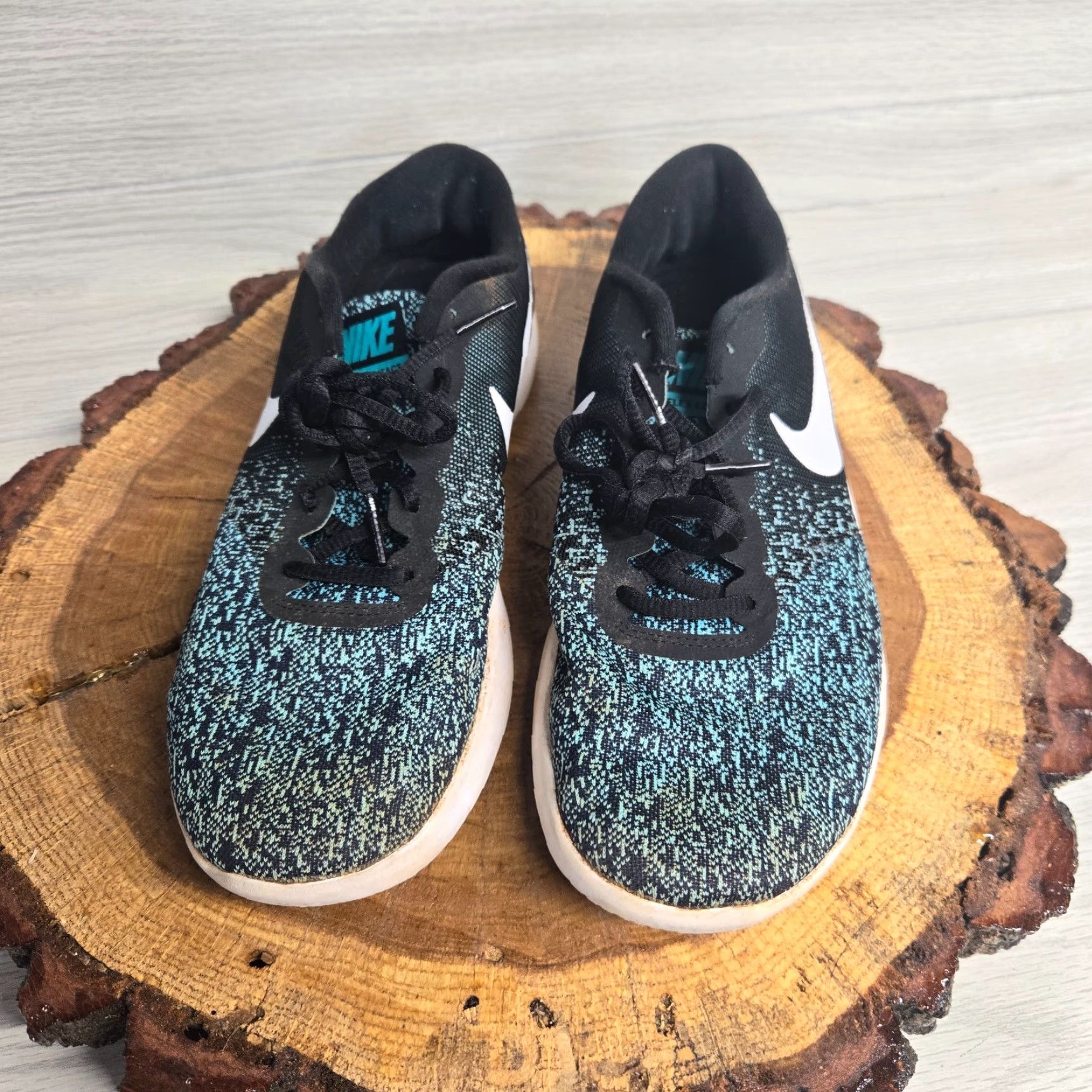 Nike Nike Flex Contact Running Shoes Women's Black 9 Low Top Lace Up Adult Shoes 908995-004 Size M / US 6-8 / IT 42-44 - 3 Thumbnail