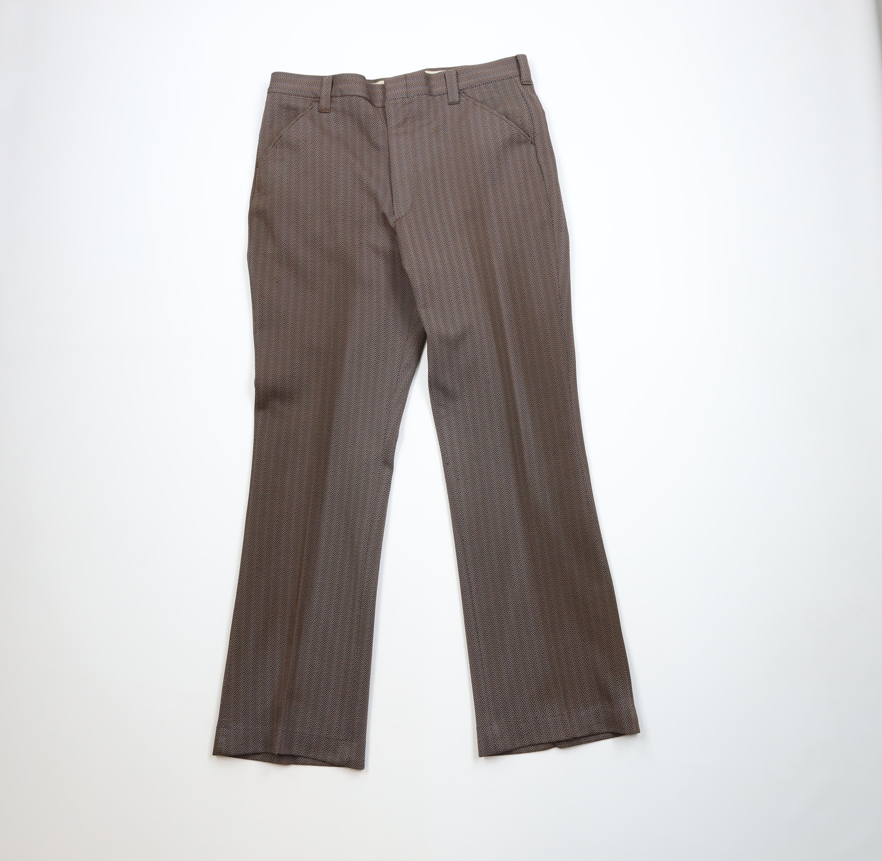 Vintage Vintage 60s 70s Streetwear Knit Bell Bottoms Chino Pants USA Size US 36 / EU 52 - 1 Thumbnail