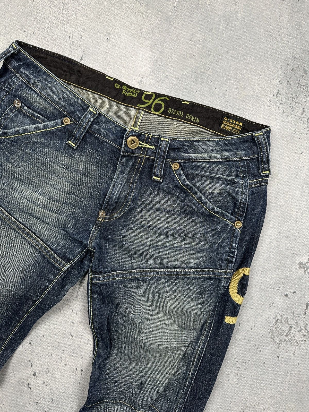 G-Star Vintage G-Star RAW Elwood Heritage Embro Narrow Jeans 96 y2k Size 30" / US 8 / IT 44 - 14 Thumbnail