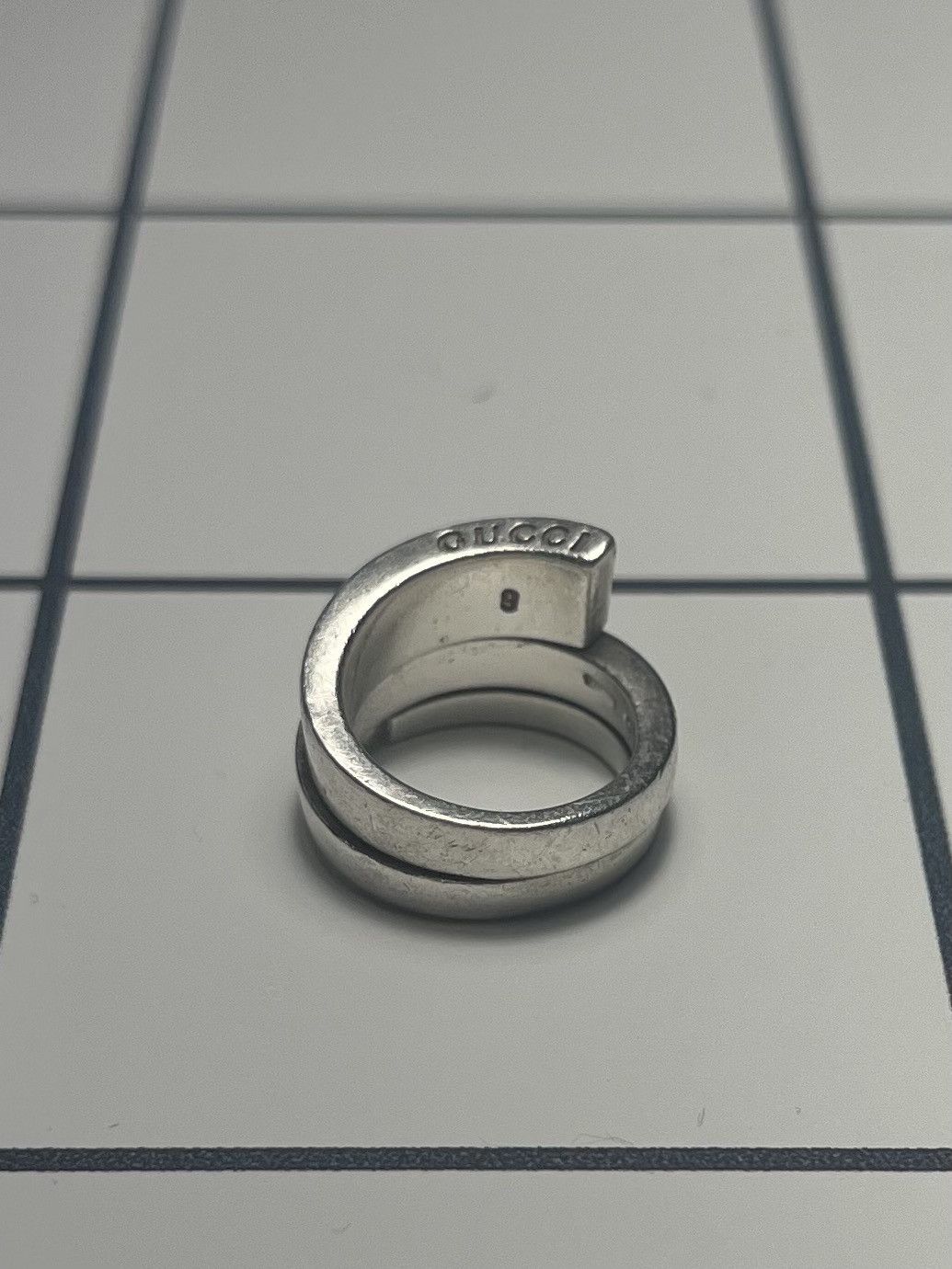 Gucci GUCCI SILVER RING PINKIERING UNISEX Size ONE SIZE - 3 Thumbnail