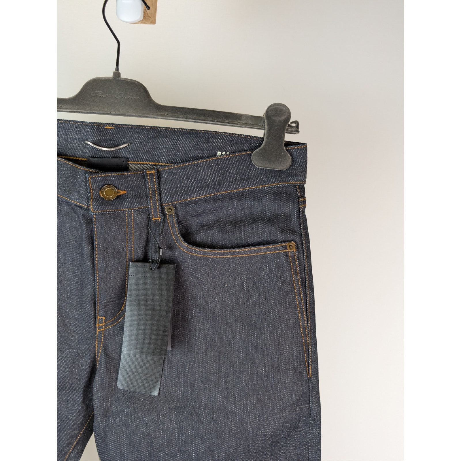 Saint Laurent Paris o1rshd1 Slim Fit Jean Denim in Indigo Raw Size US 32 / EU 48 - 5 Thumbnail