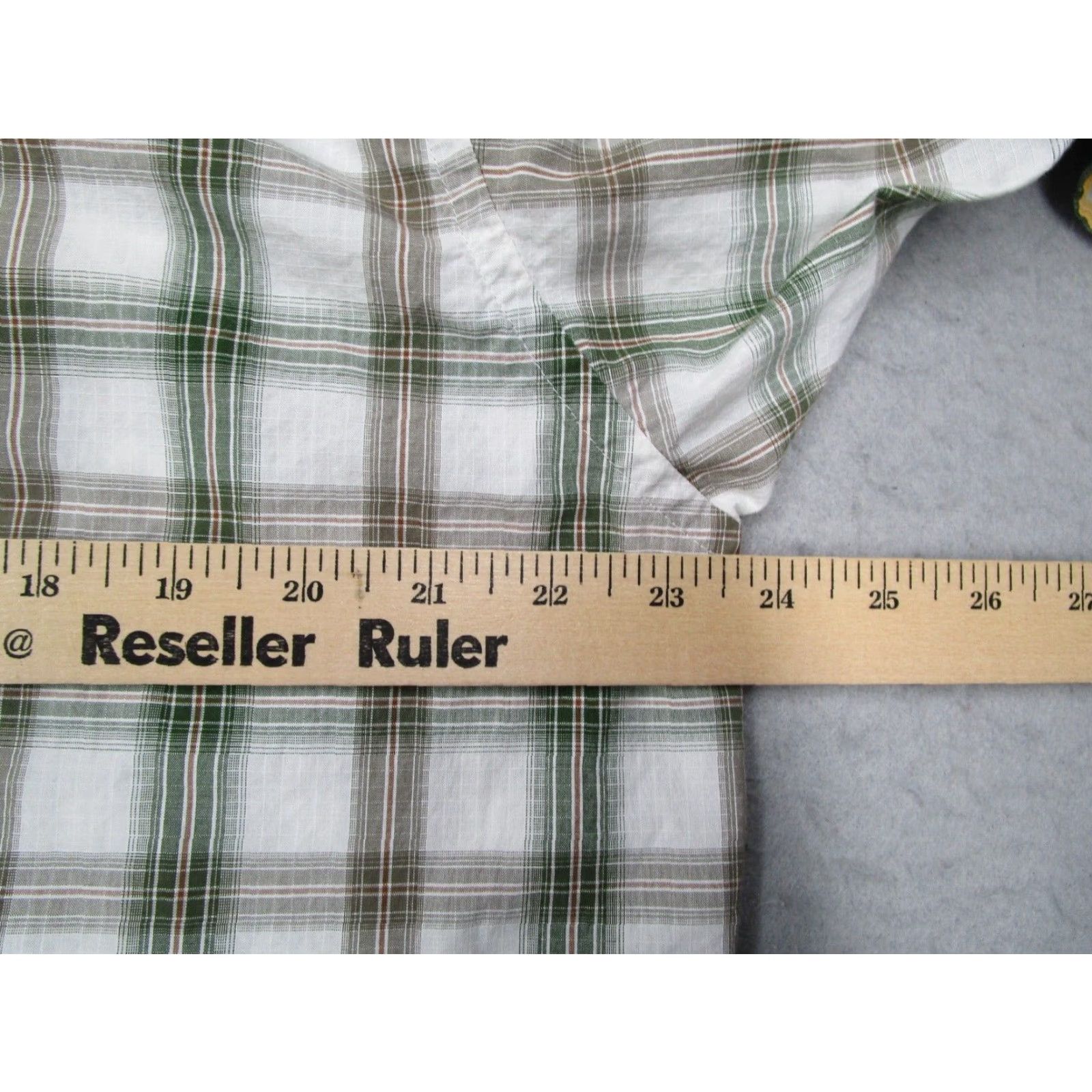 Patagonia Patagonia Shirt Mens Large Green Check Button Up Long Sleeve Organic Cotton Size US L / EU 52-54 / 3 - 6 Thumbnail