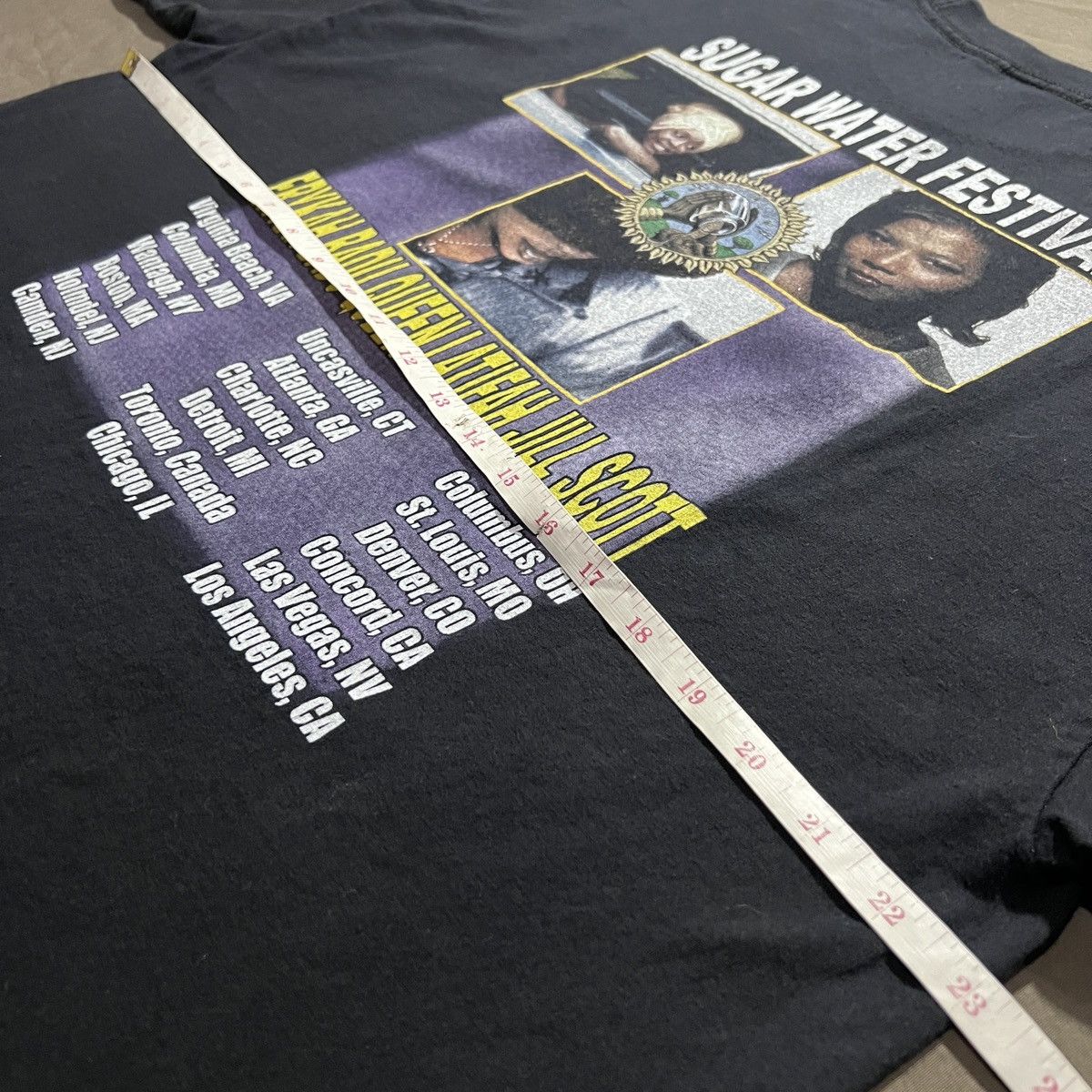 Rap Tees VTG SugarWaterFest Erykah Badu Latifah Jill Scott R&B Hiphop Size US XL / EU 56 / 4 - 11 Thumbnail