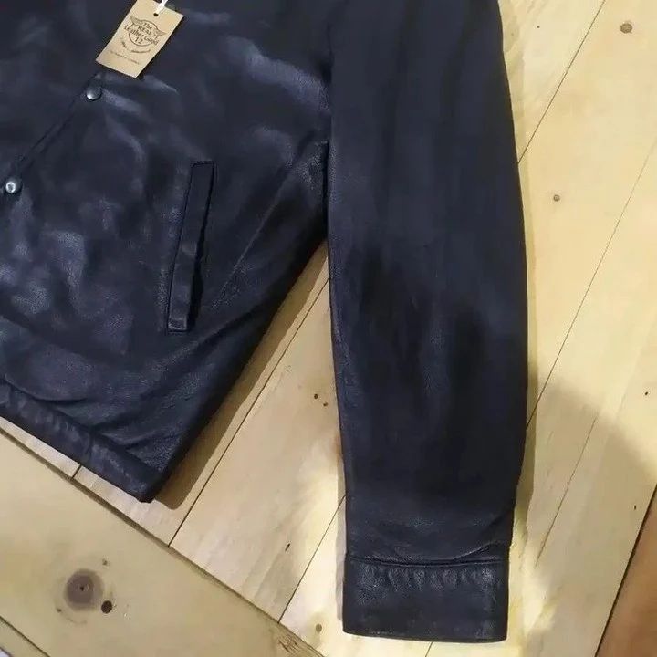 Stussy STUSSY CALIFORNIA USA LEATHER WINDBREAKER MONOGRAM JACKET Size US L / EU 52-54 / 3 - 7 Thumbnail