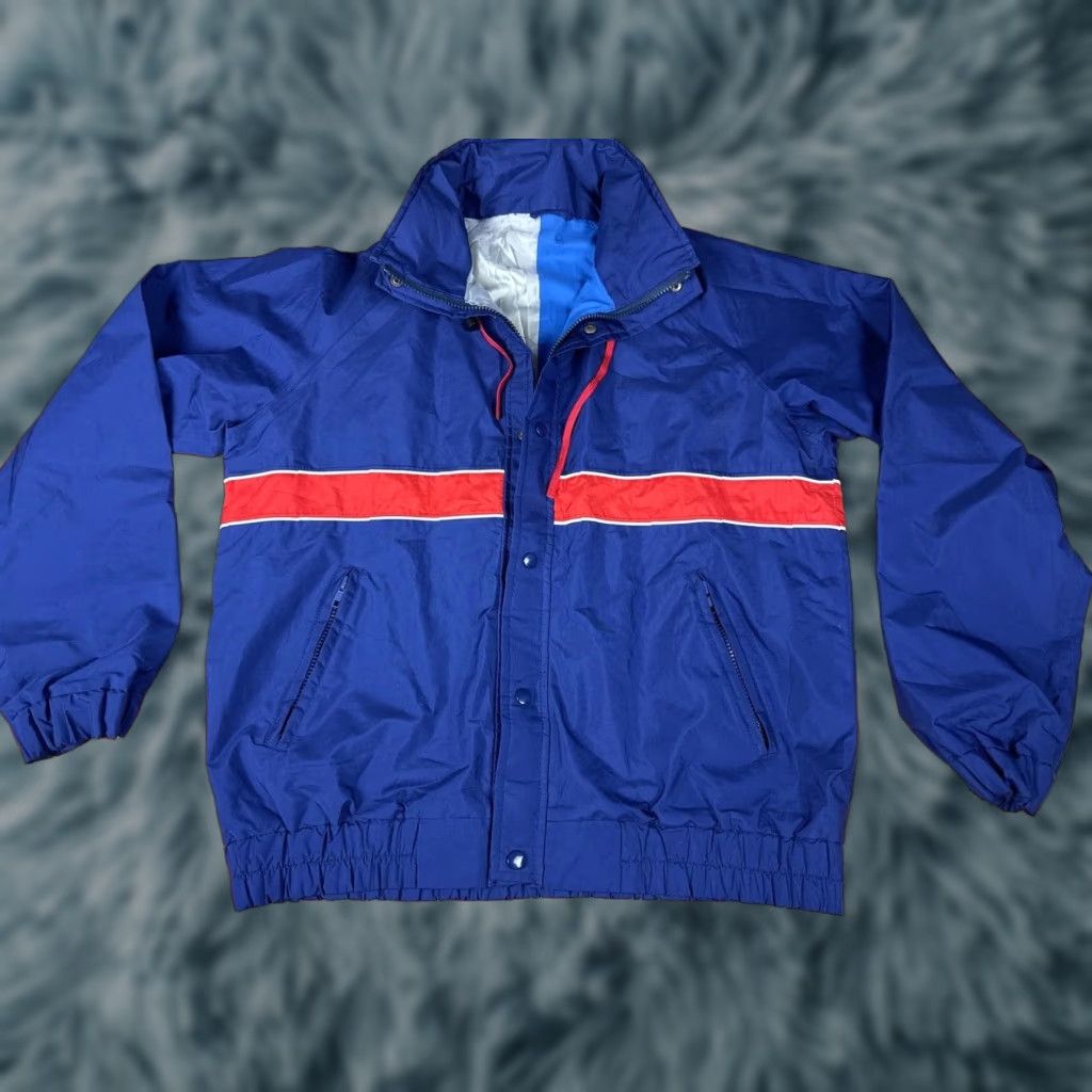 Vintage Unbranded Windbreaker Rain Jacket Blue Red Mens L Apx Jacket Blue Red Mens L Windbreaker Unbranded Apx Size US L / EU 52-54 / 3 - 1 Thumbnail