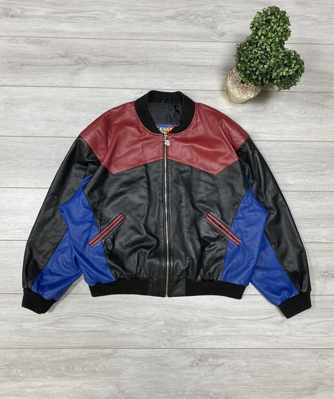 Other Vintage Uncle Sam leather bomber oversized diesel avirex y2k Size US XXL / EU 58 / 5 - 2 Thumbnail
