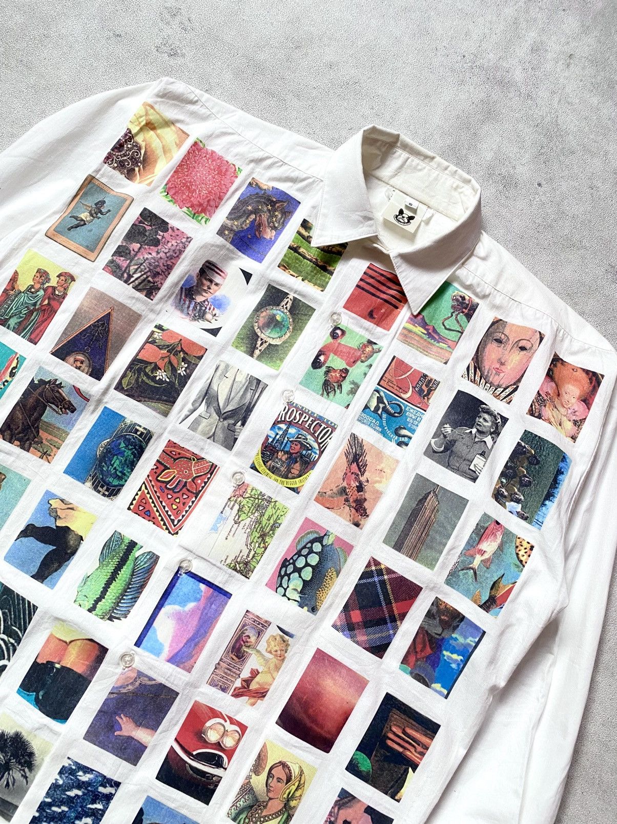 Japanese Brand Vintage Hey Max C 1984 Lookbook graphic print shirt button Size US S / EU 44-46 / 1 - 3 Thumbnail