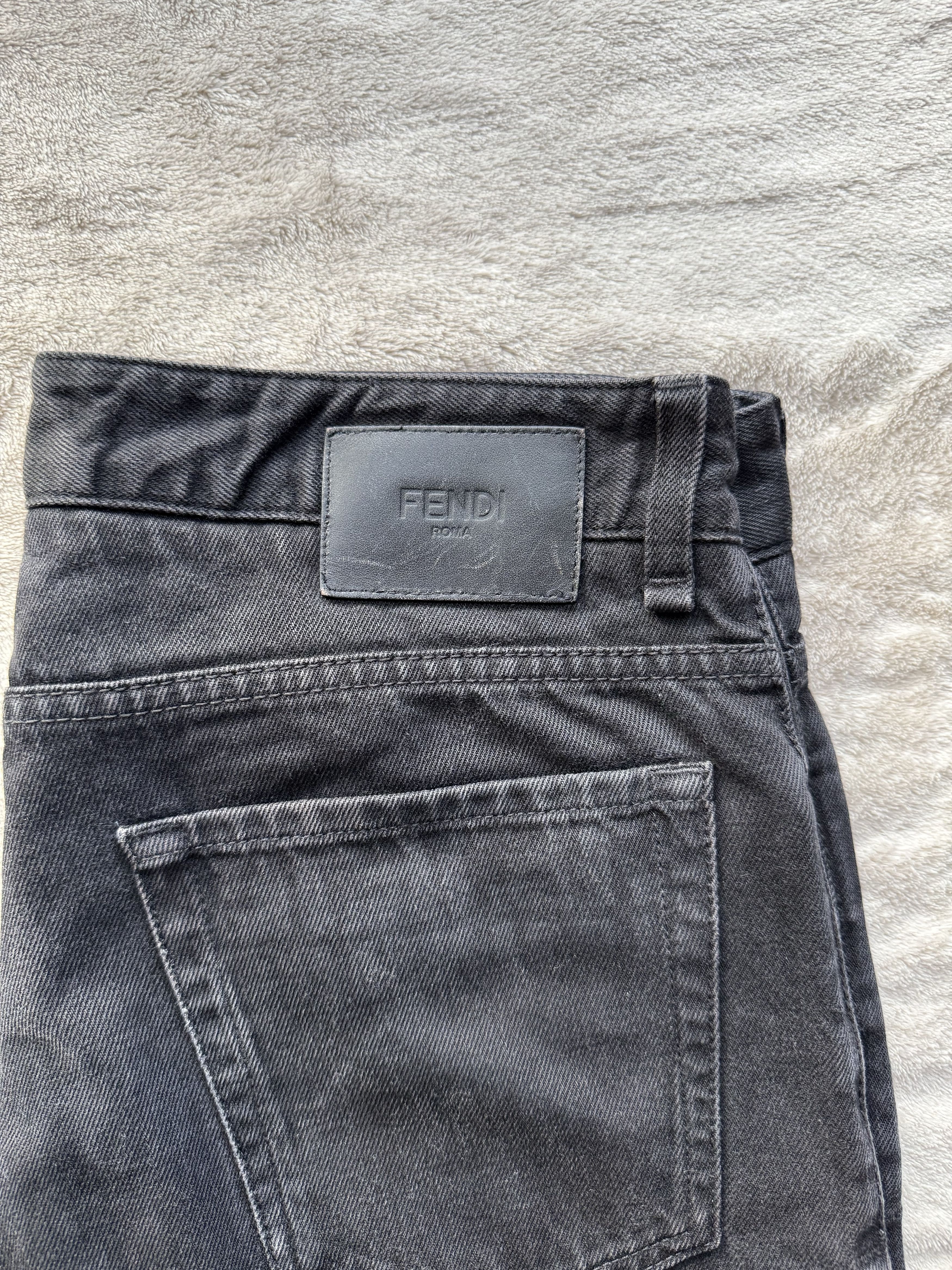 Fendi Fendi black men`s jeans Size US 36 / EU 52 - 3 Thumbnail