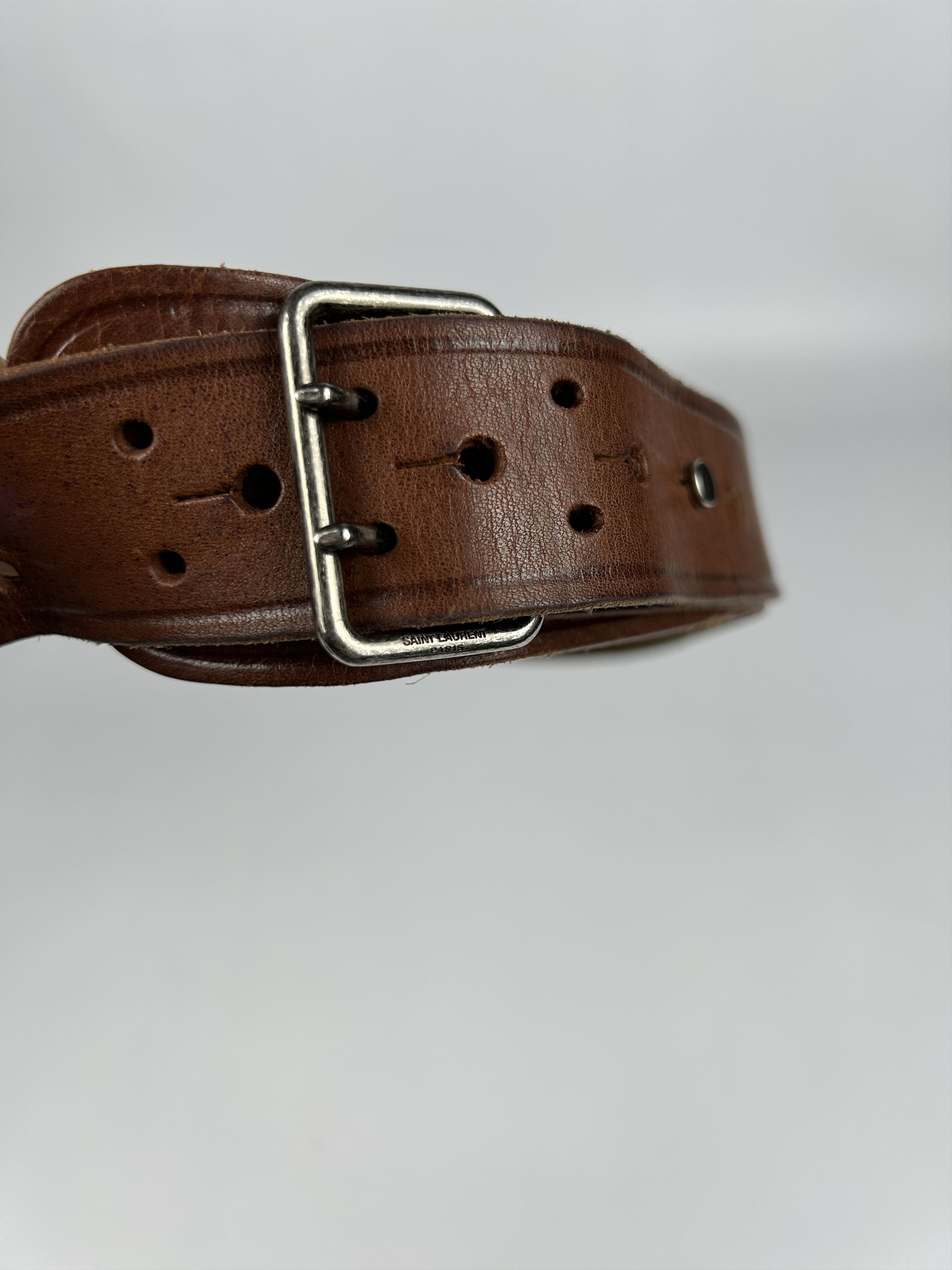 Saint Laurent Paris Saint Laurent leather belt Size ONE SIZE - 8 Thumbnail