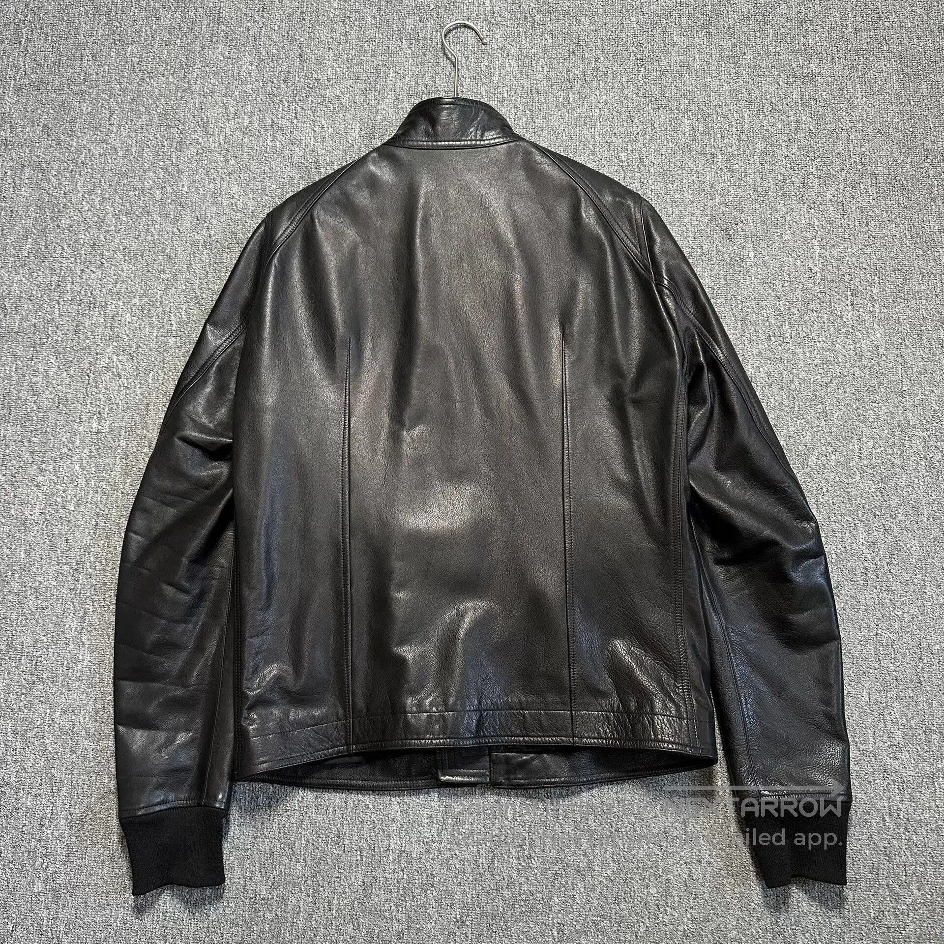 Rick Owens black leather jacket by rick owens. Size US XXL / EU 58 / 5 - 4 Thumbnail