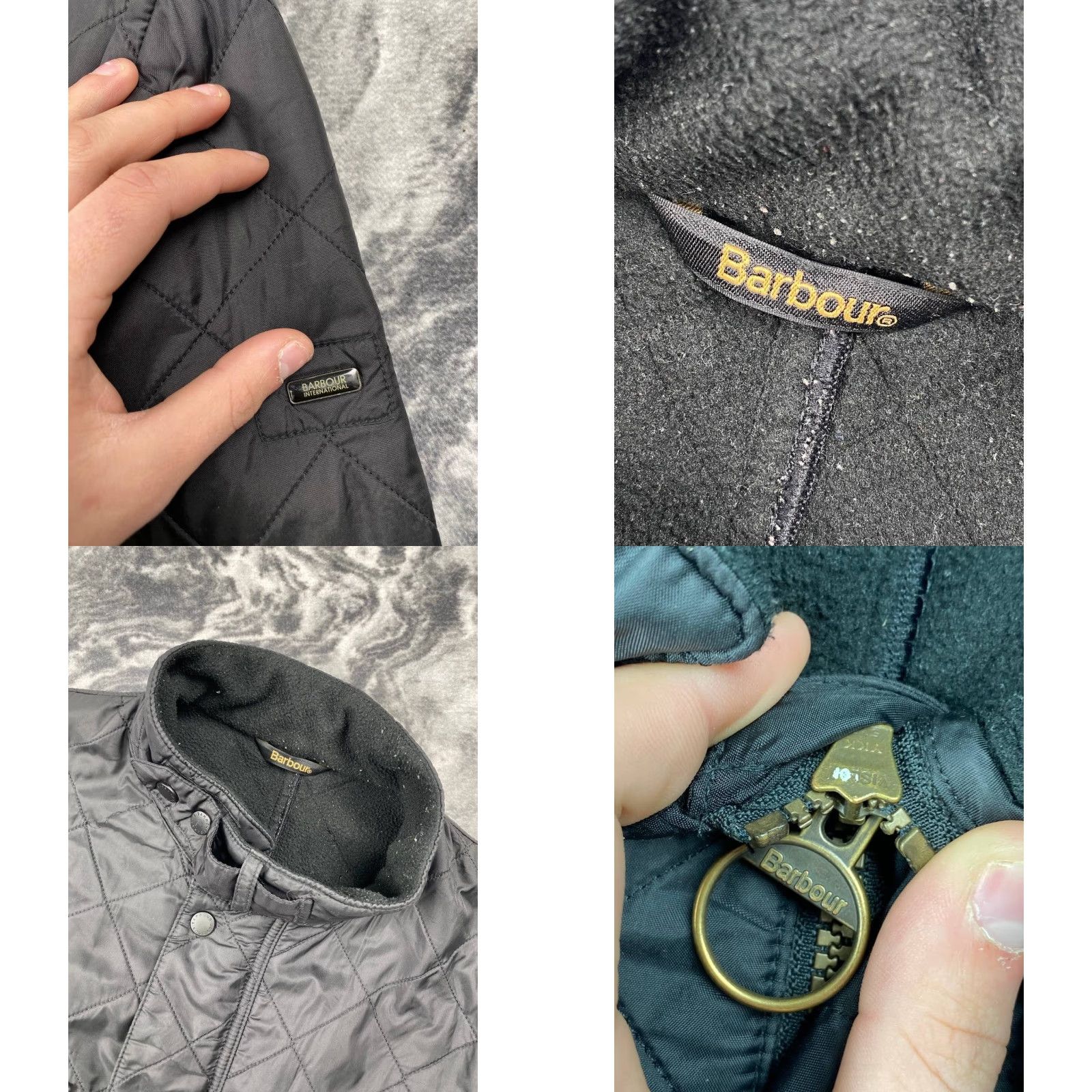 Barbour Barbour Barbour International Ariel Polarquilt Jacket Men L Black Quilted Regular Zip Size US L / EU 52-54 / 3 - 9 Thumbnail