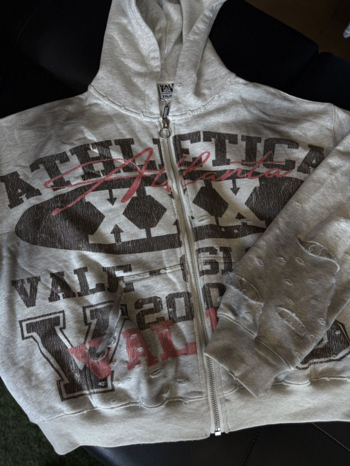 Vale Vale Valley Destroyer Hoodie Distressed Size XXL (NEW) Size US XXL / EU 58 / 5 - 3 Thumbnail