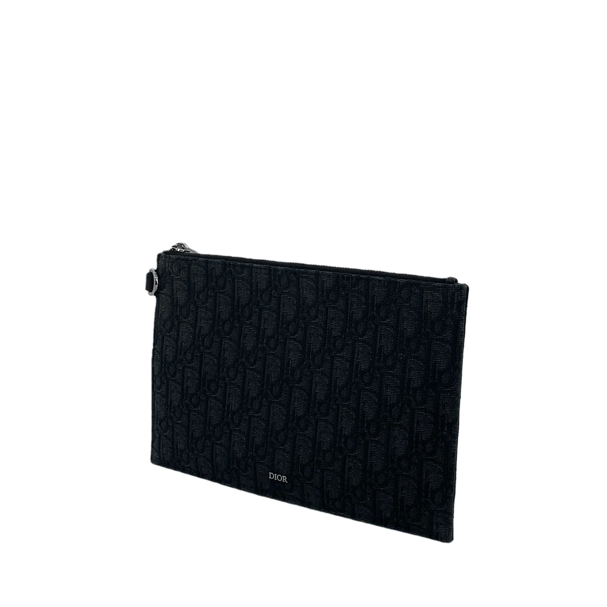 Dior Dior 23 Oblique Logo Clutch Black (26×17 cm) Size ONE SIZE - 2 Thumbnail