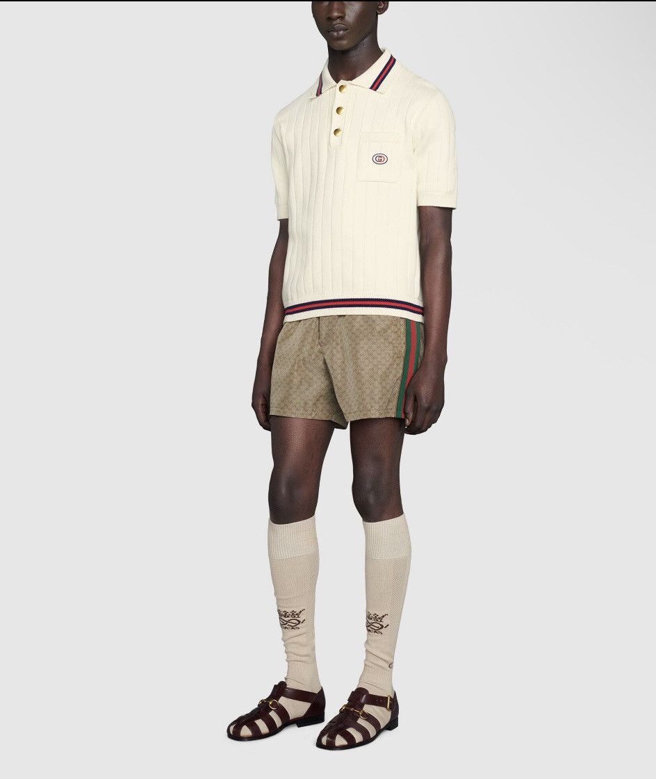 Gucci Gucci Waterproof Nylon Swim Shorts With GG size IT 46 Size US 32 / EU 48 - 1 Thumbnail