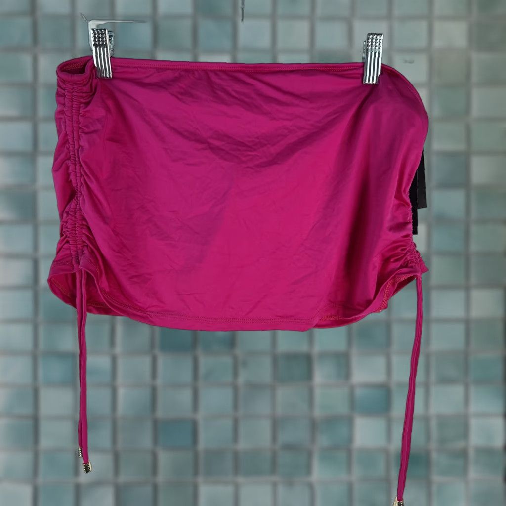 Apt. 9 Apt. 9 New Womens Ruched Side Swimwear Skirt Skirtini Pink Bottom Size 10 Beach Size 32" / US 10 / IT 46 - 1 Thumbnail