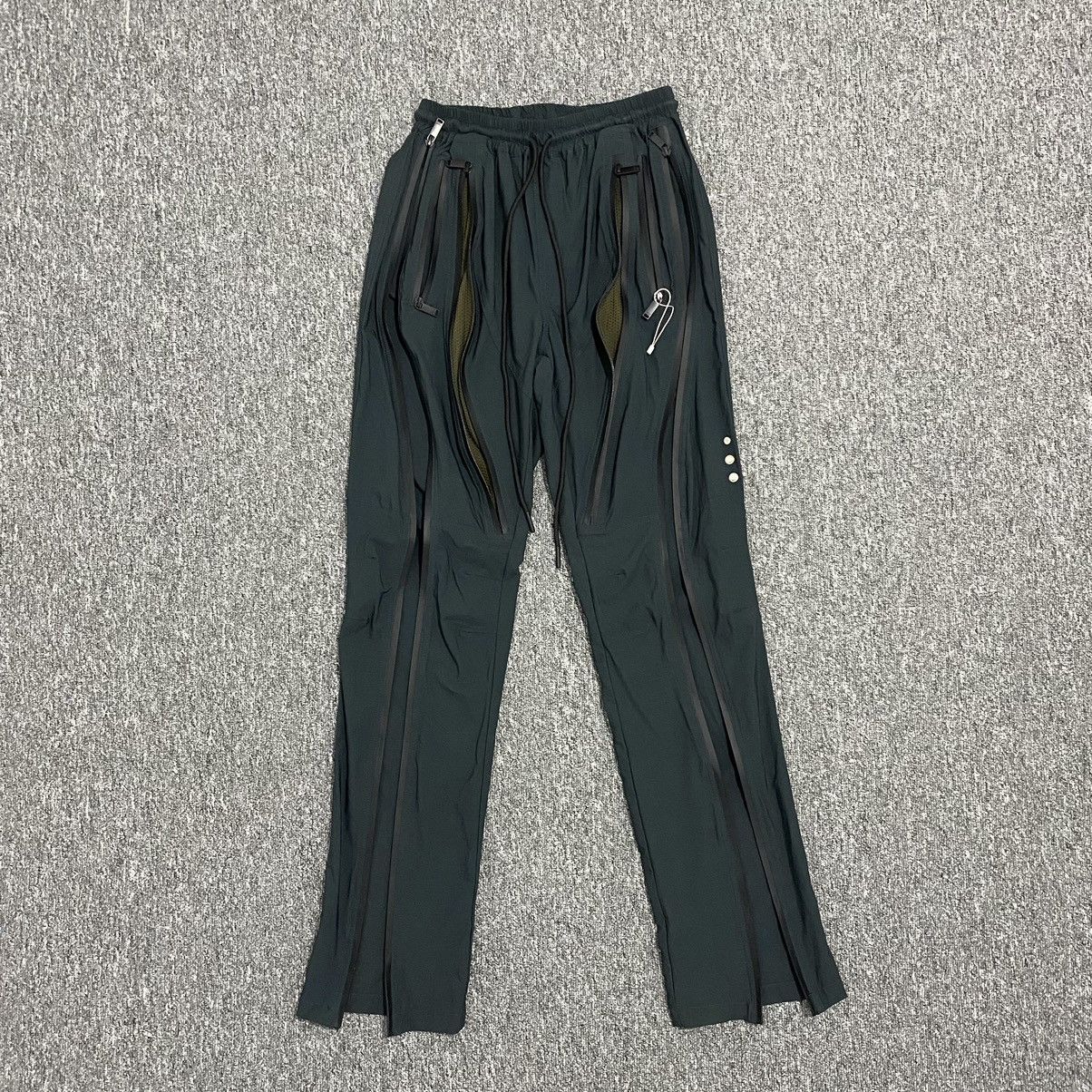 Undermycar - Multi Zipper Nylon Jogger - Green Palace