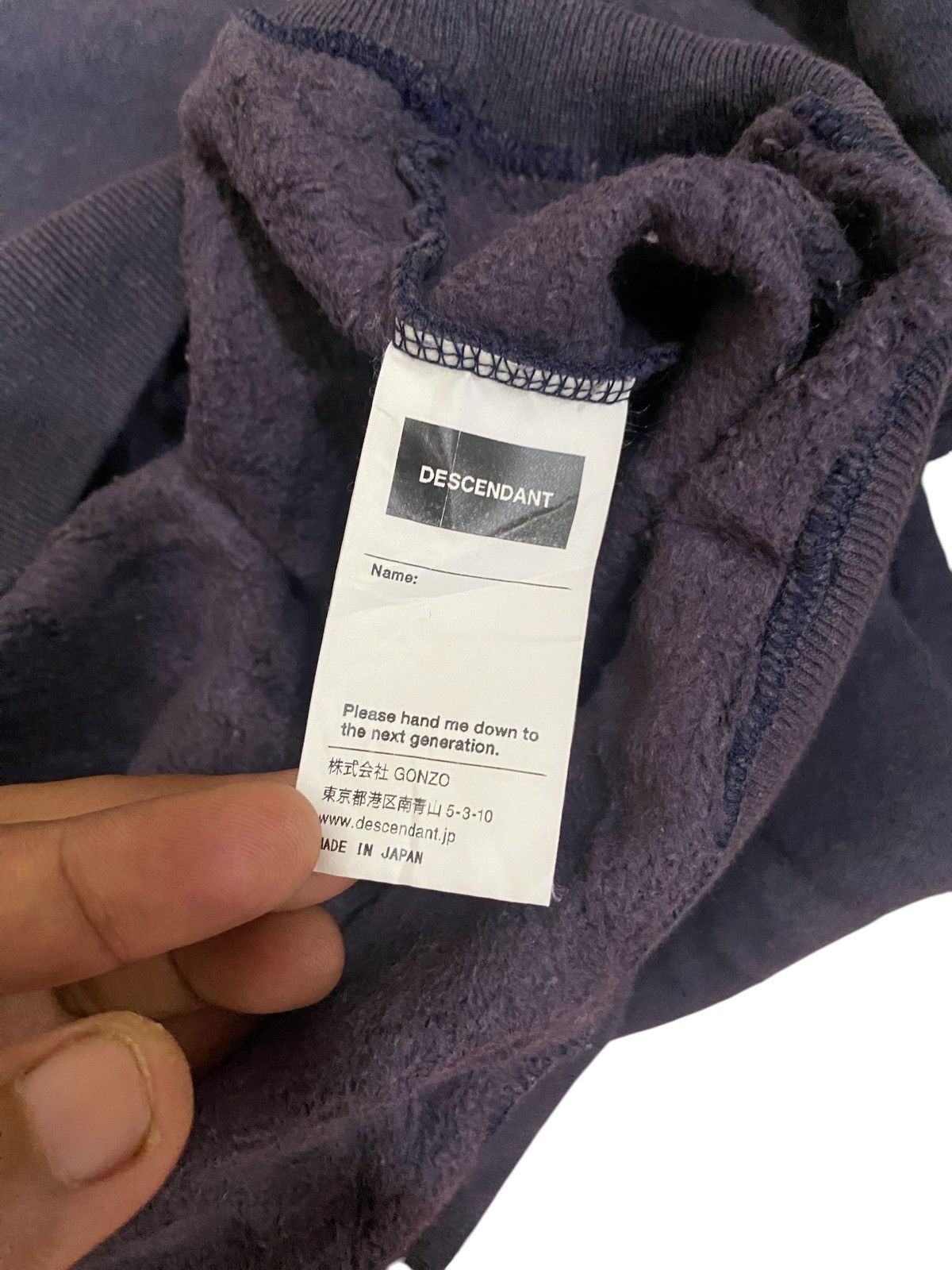 Descendant × Japanese Brand Descendant PE Crew Neck Sweatshirt Size US XL / EU 56 / 4 - 5 Thumbnail