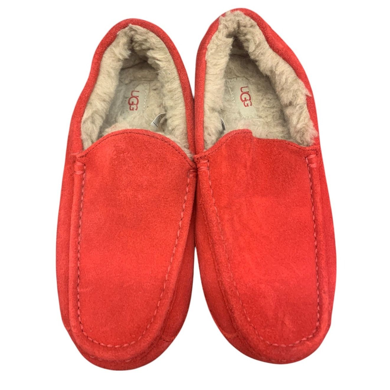 Ugg UGG Australia Men's Ascot Slippers Samba Red Shoe Suede SZ 9 Size US 9 / EU 42 - 1 Thumbnail