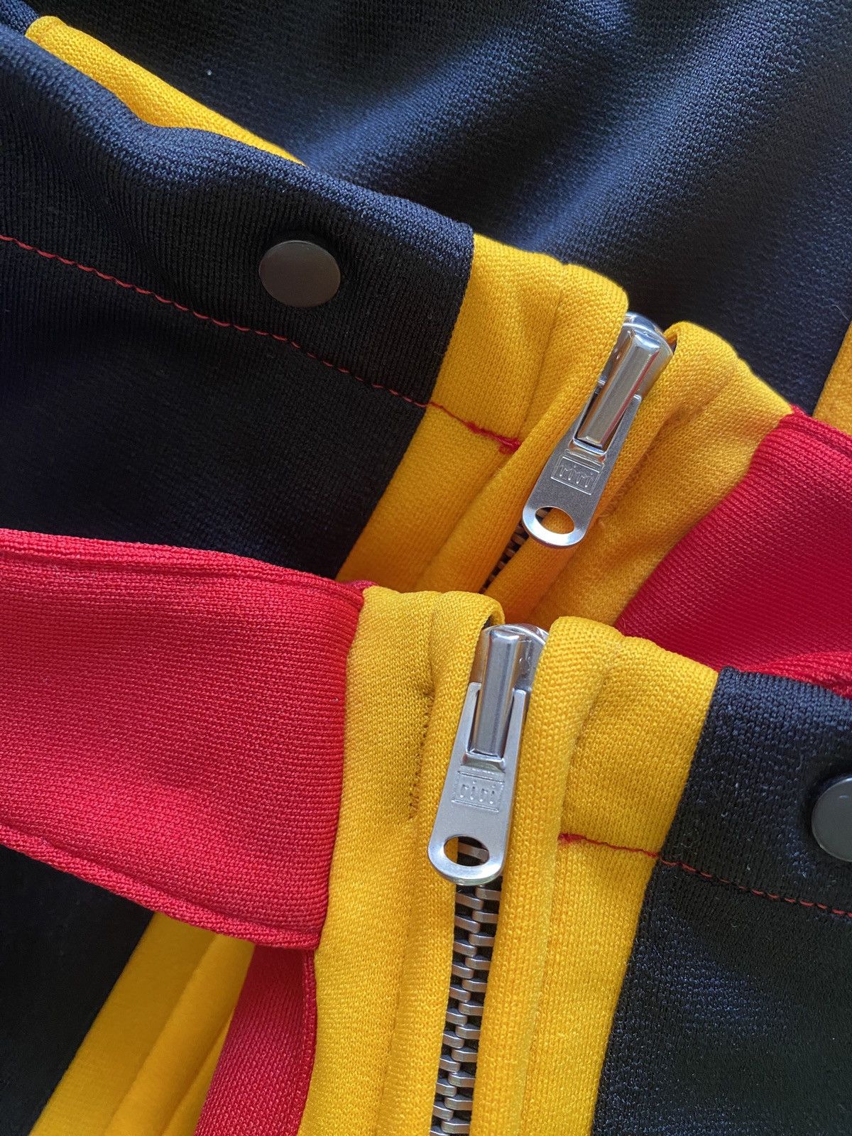 Fear of God Fear of God Moto Trackpants Cream/Red/Yellow/Black Medium Size US 32 / EU 48 - 8 Thumbnail