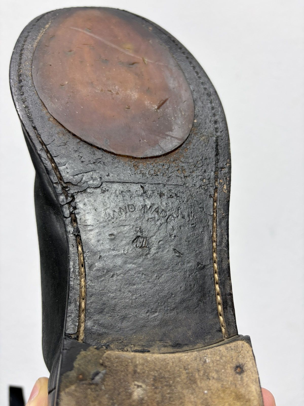 The Last Conspiracy Vintage 00s Guidi CCP Style Distressed Leather Biker Boots Size US 8 / EU 41 - 15 Thumbnail