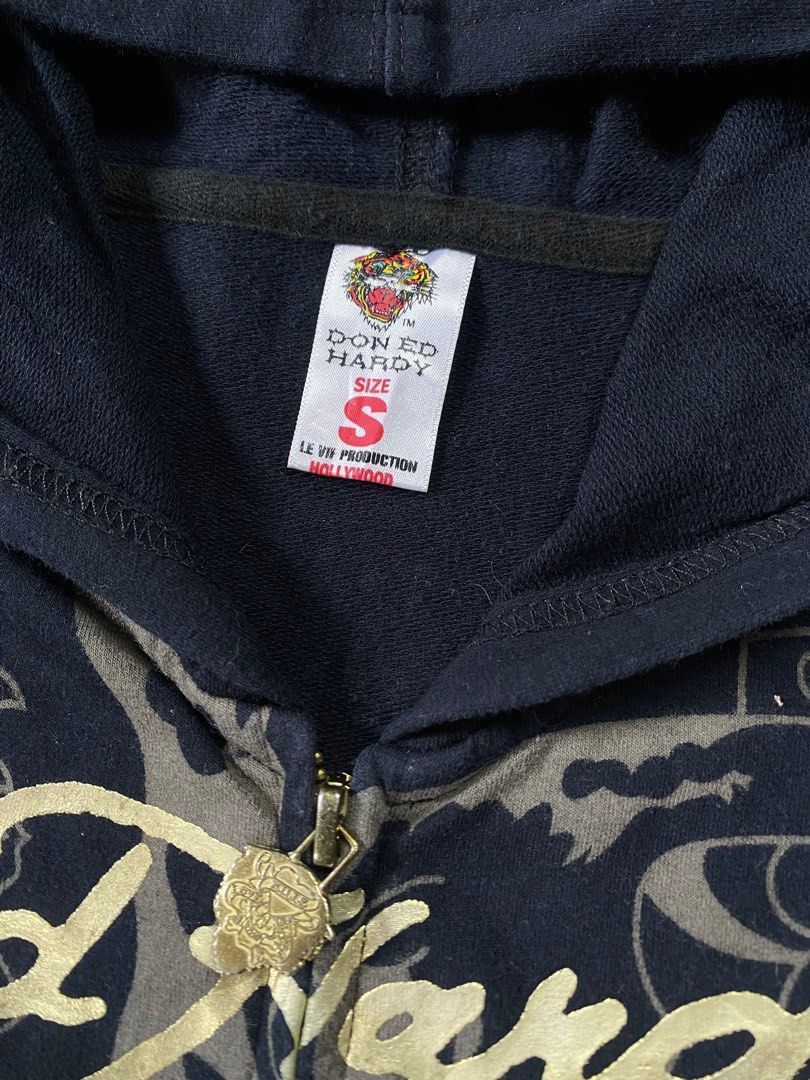 Ed Hardy Ed hardy hoodie print Iswn retro punk style Size US S / EU 44-46 / 1 - 5 Thumbnail