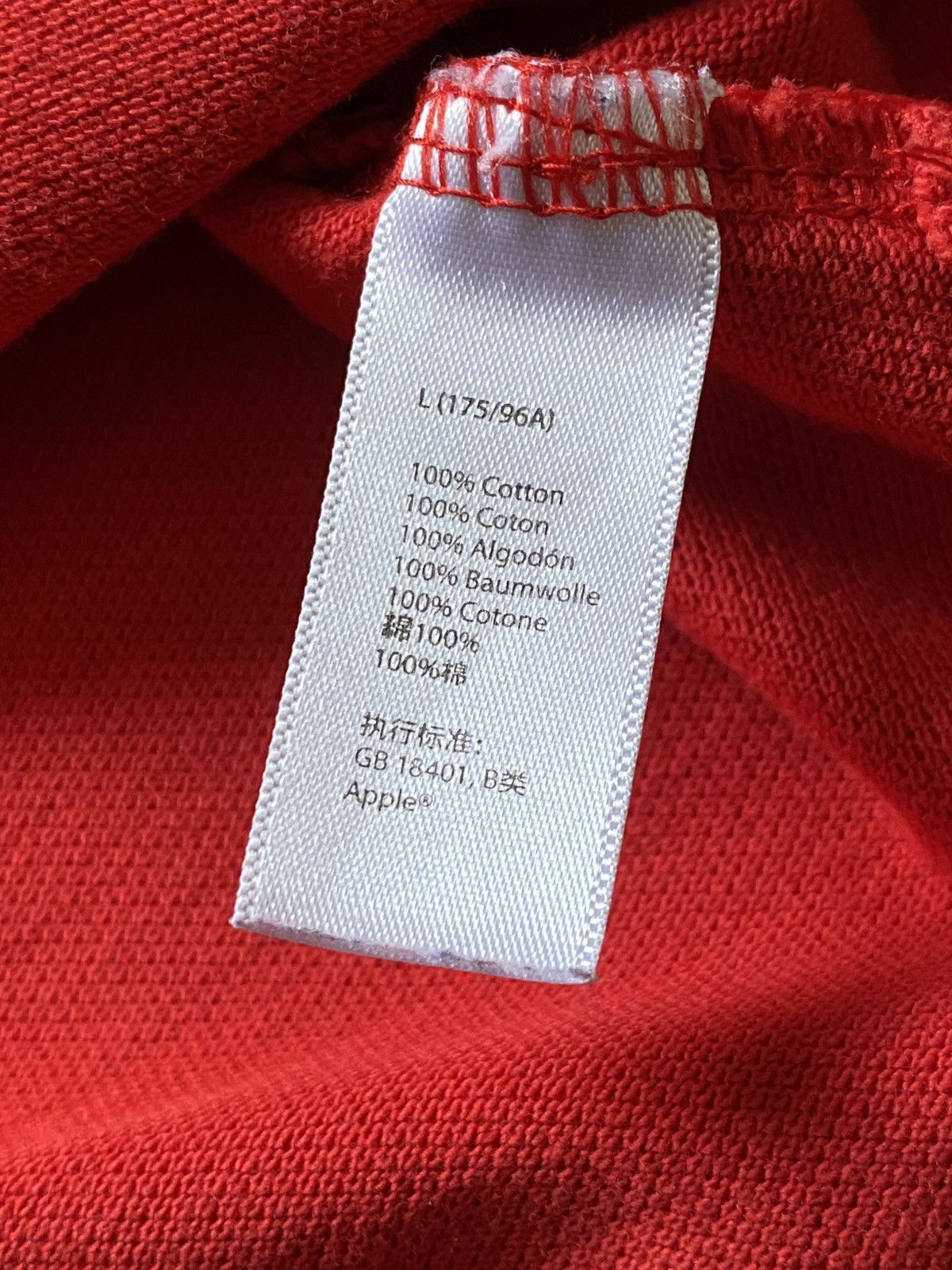 Apple Apple Steve Jobs T-Shirt Size L Red Men’s Tee Size US L / EU 52-54 / 3 - 6 Thumbnail