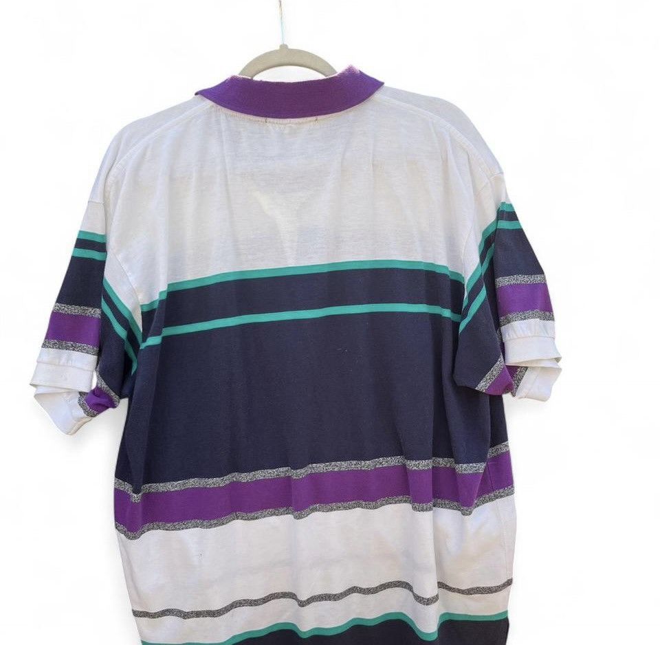 Other Vintage Gallop Polo Shirt Striped Equestrian Minimalist Size US XXL / EU 58 / 5 - 4 Thumbnail