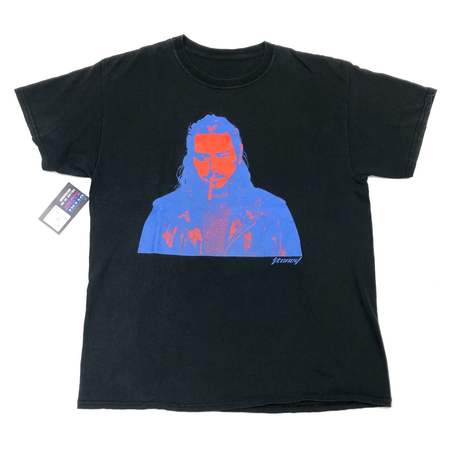 Vintage 2016 Post Malone Stoney Photo Tee T Shirt Medium Size US M / EU 48-50 / 2 - 1 Thumbnail