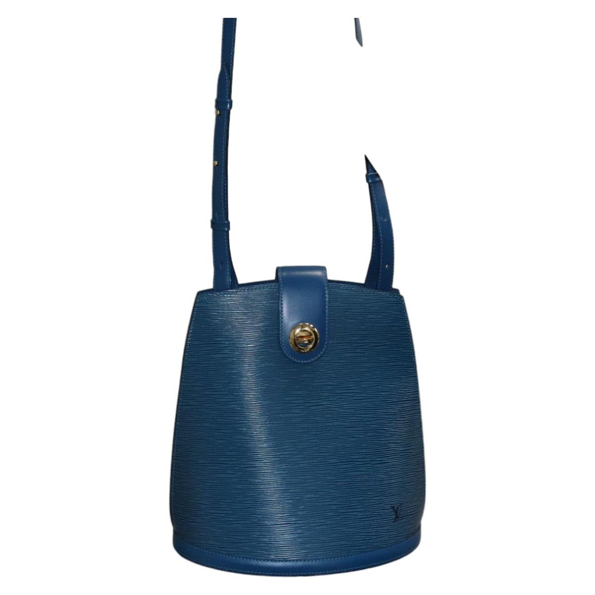 Louis Vuitton Cluny Blue Leather Shoulder Bag (Pre-Owned) Size ONE SIZE - 1 Thumbnail