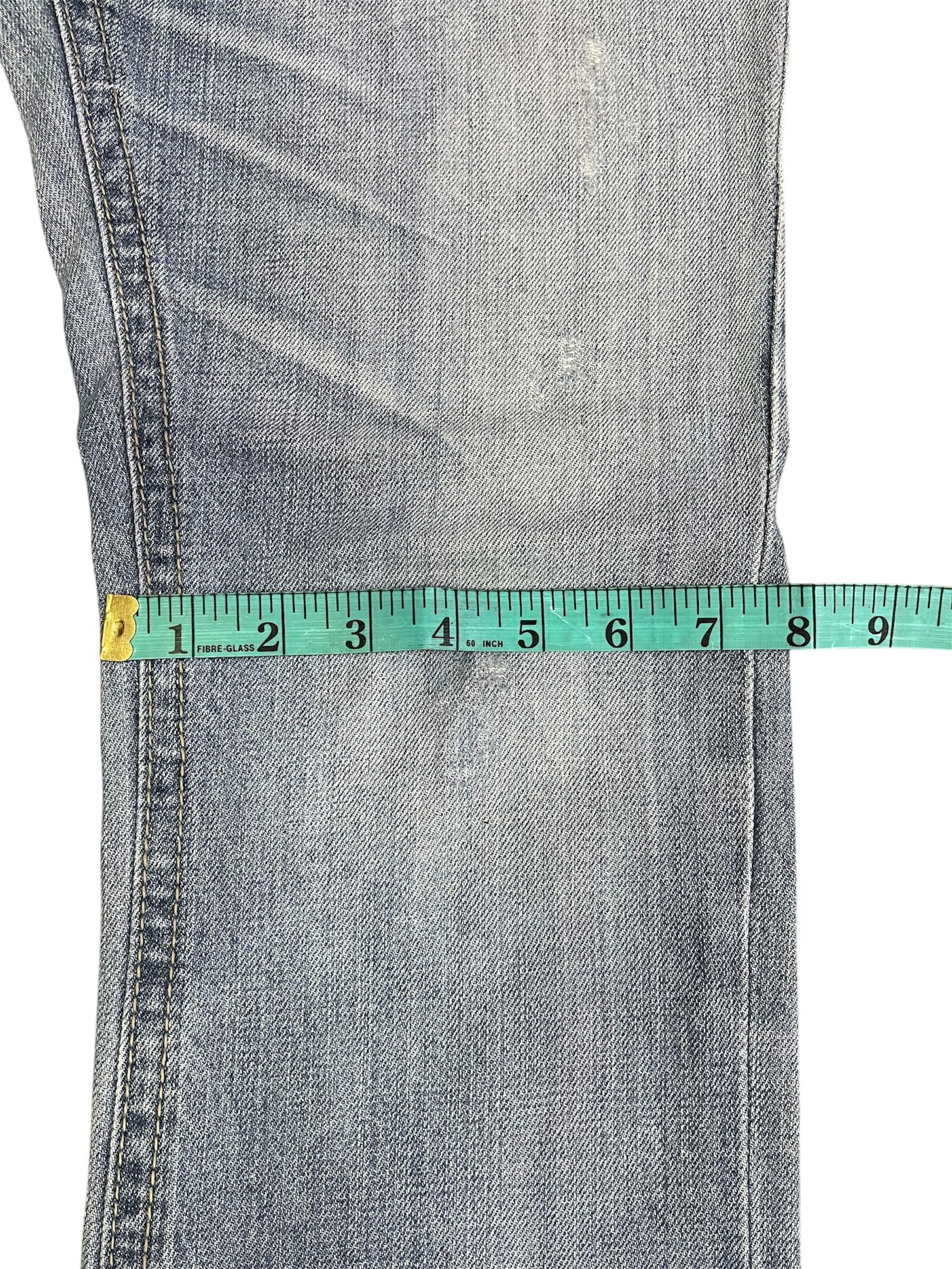 semanticdesign Vtg Flared Semantic Design Leather Faded Great Whisker Size US 31 - 13 Thumbnail
