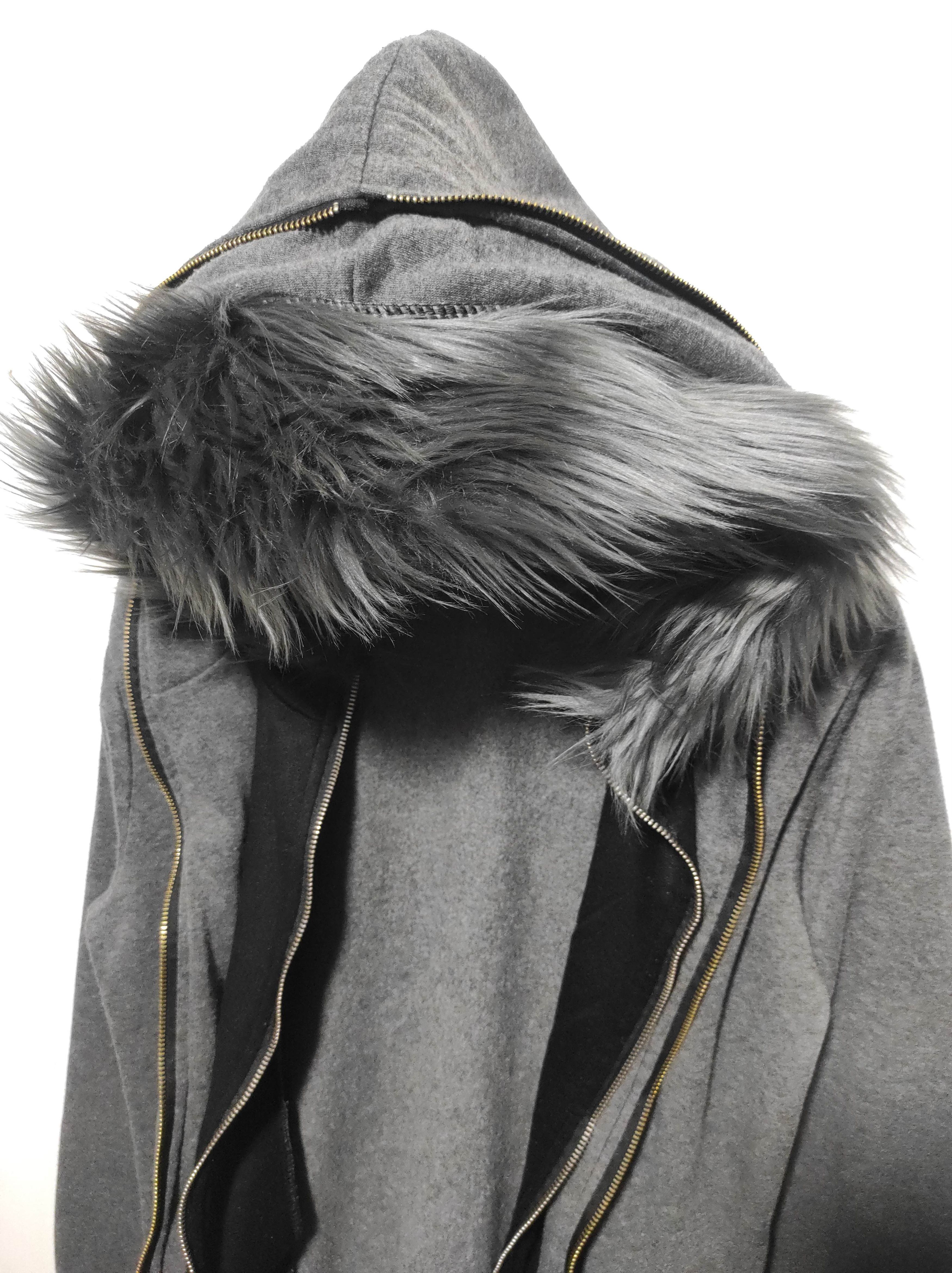 Hysteric Glamour Double Layer Grey Fur Hoodie if6was9 LGB style Size US S / EU 44-46 / 1 - 11 Thumbnail