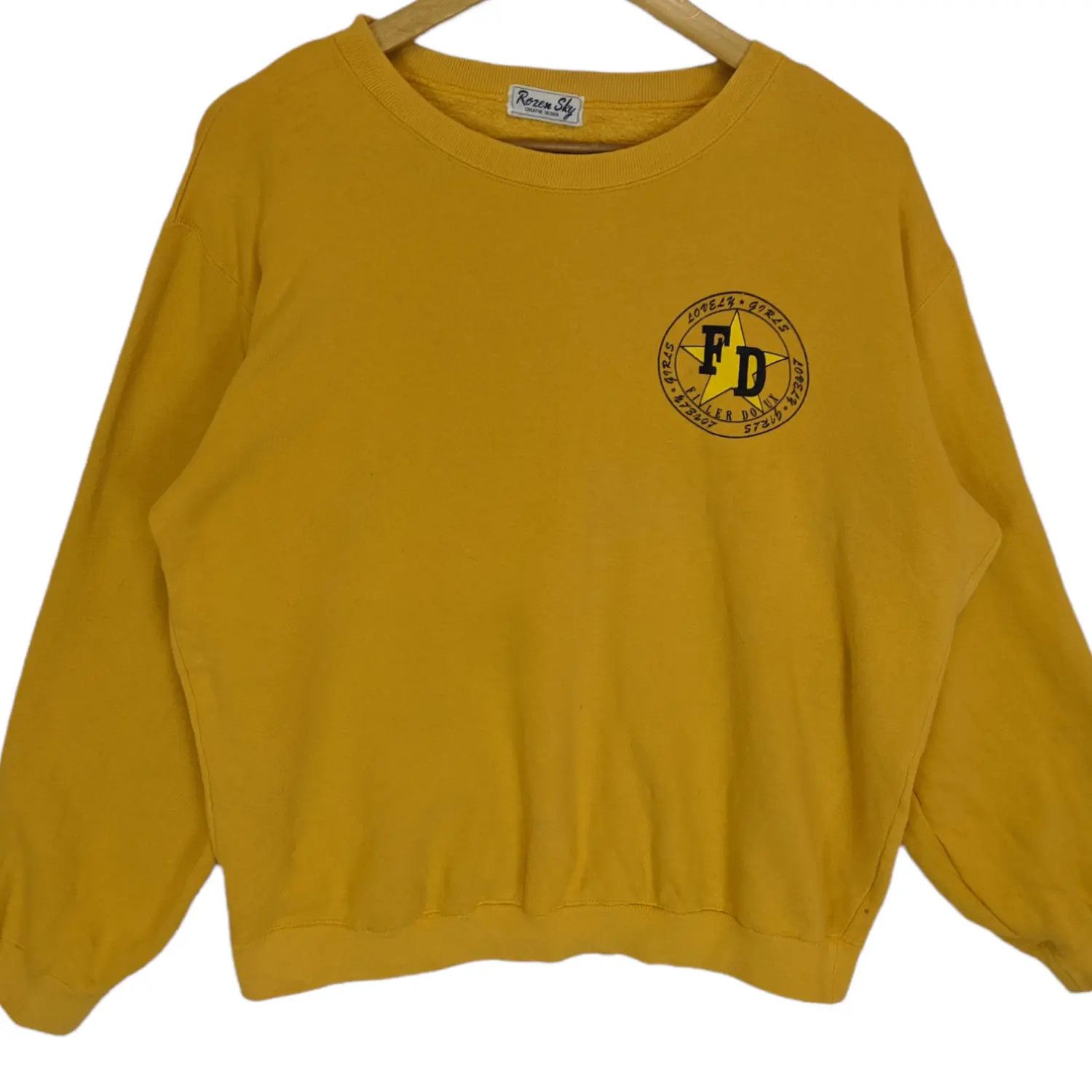 Japanese Brand × Vintage Vintage 90's Japan ROZEN SKY Lovely Girls Jumper Sweatshirt Size L / US 10 / IT 46 - 2 Thumbnail