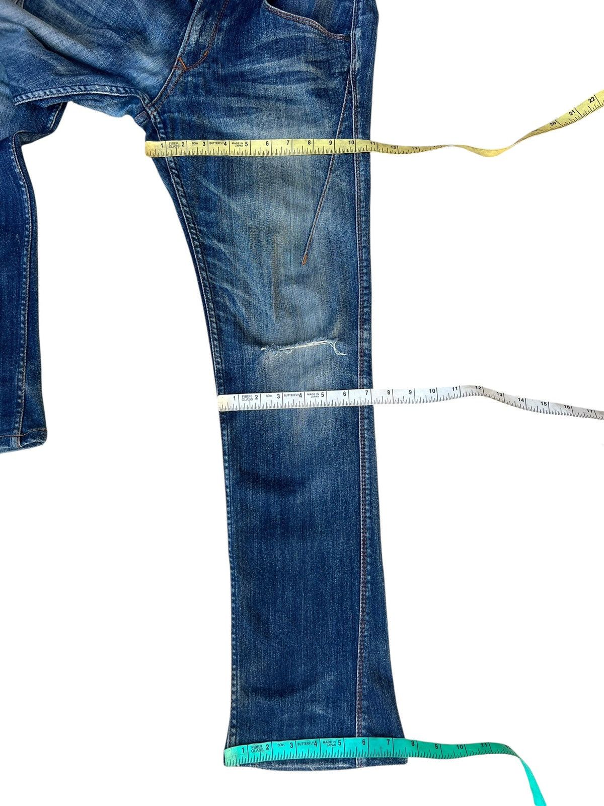 Nicole Club Distressed Mud Stretch Denim Nicole Hideaways Bootcut Jeans Size US 31 - 5 Thumbnail