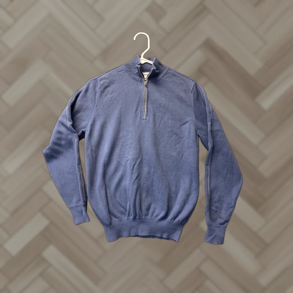 Calvin Klein Calvin Klein Golf Sweater Small Blue 1/4 Zip Fleece Pullover Mens Size US S / EU 44-46 / 1 - 1 Thumbnail