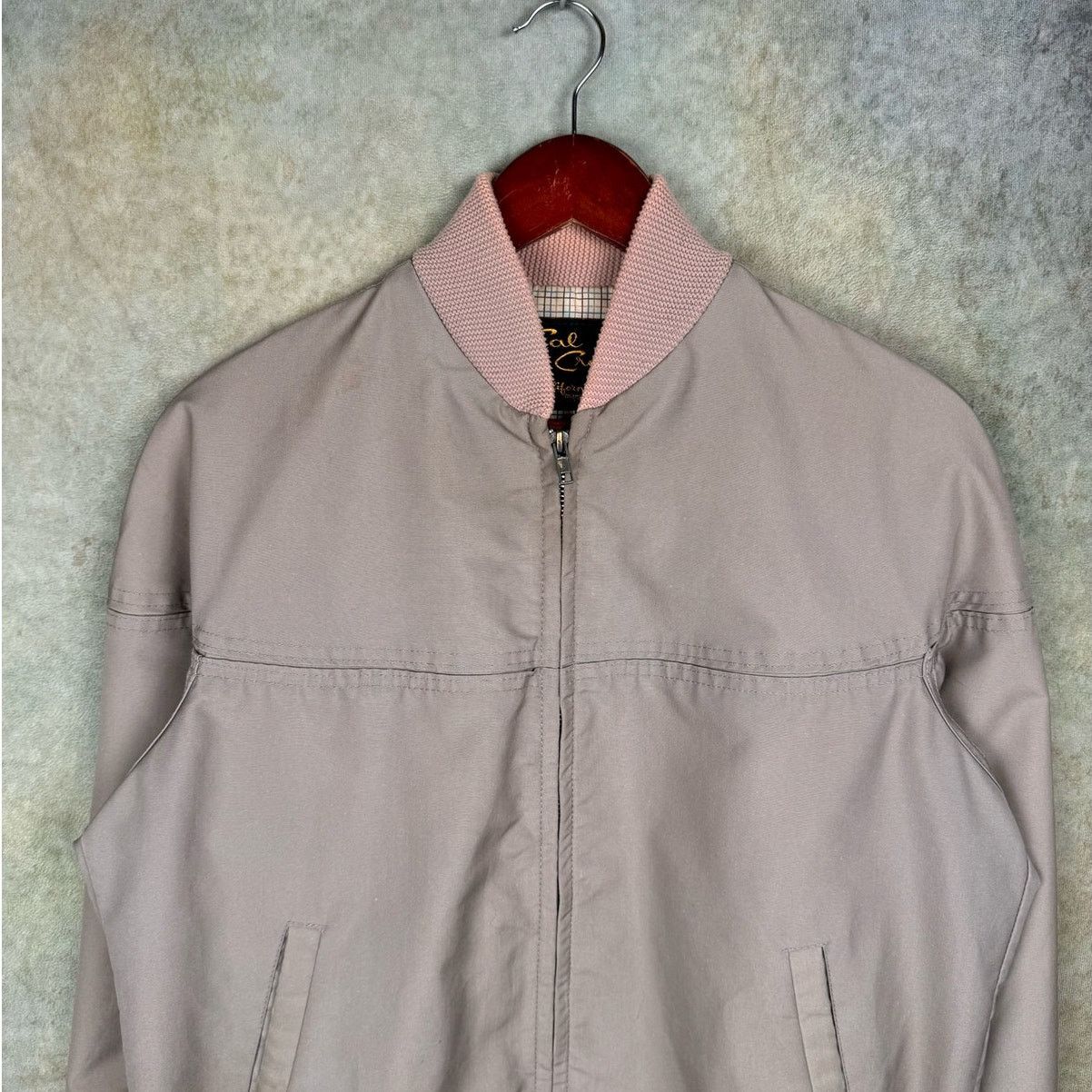 Vintage VTG 80s Cal Craft Full Zip Jacket Mens Sz M Gray Collared Size US M / EU 48-50 / 2 - 9 Thumbnail