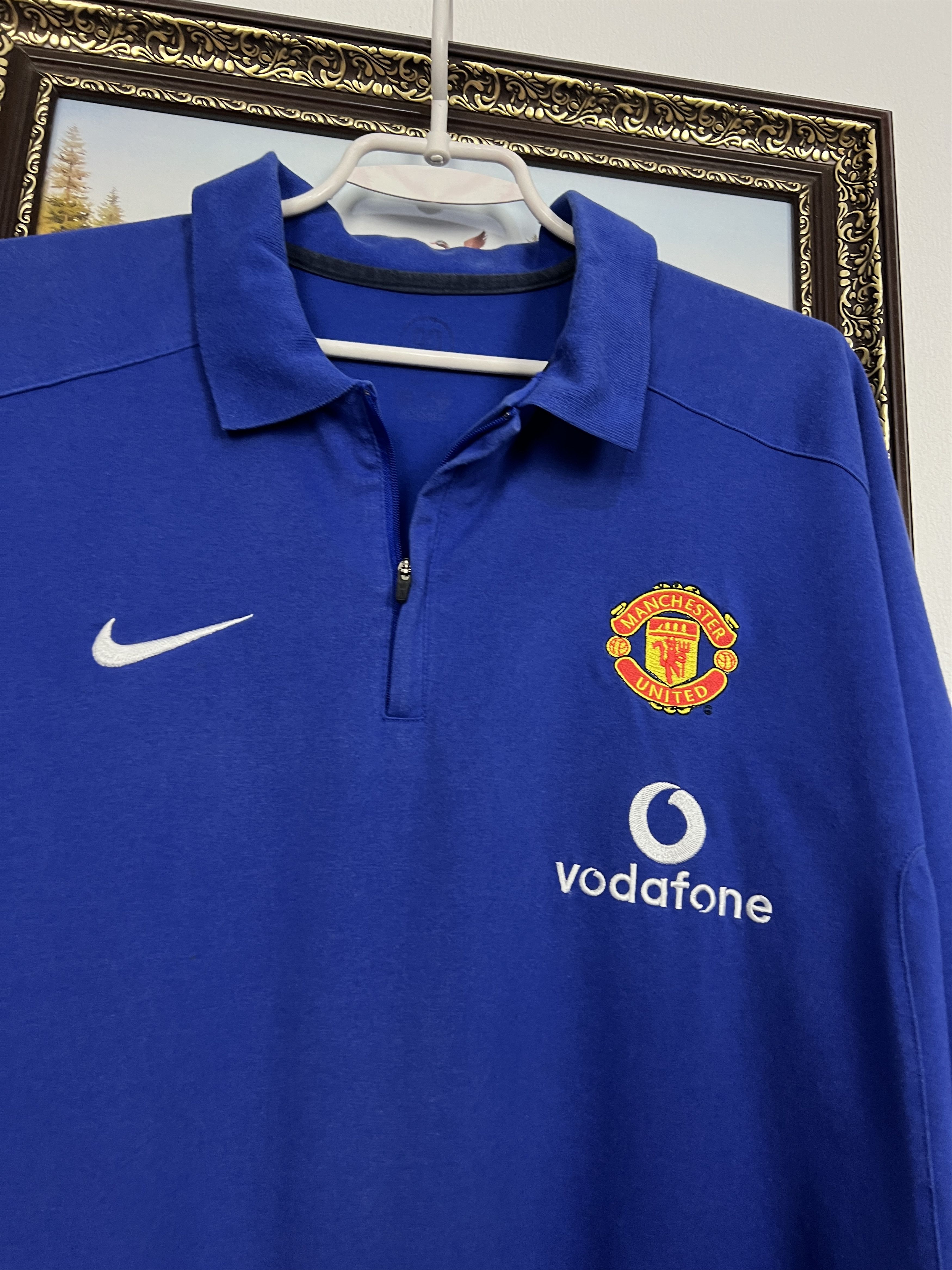 Nike Vintage Manchester United Football Train Polo Shirt Jersey Size US XL / EU 56 / 4 - 3 Thumbnail