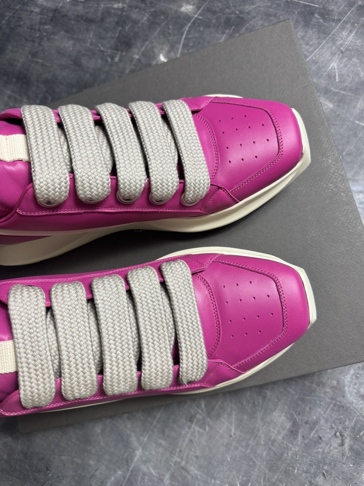 Rick Owens Rick Owens Geth Runner Hot Pink Size US 12 / EU 45 - 5 Thumbnail