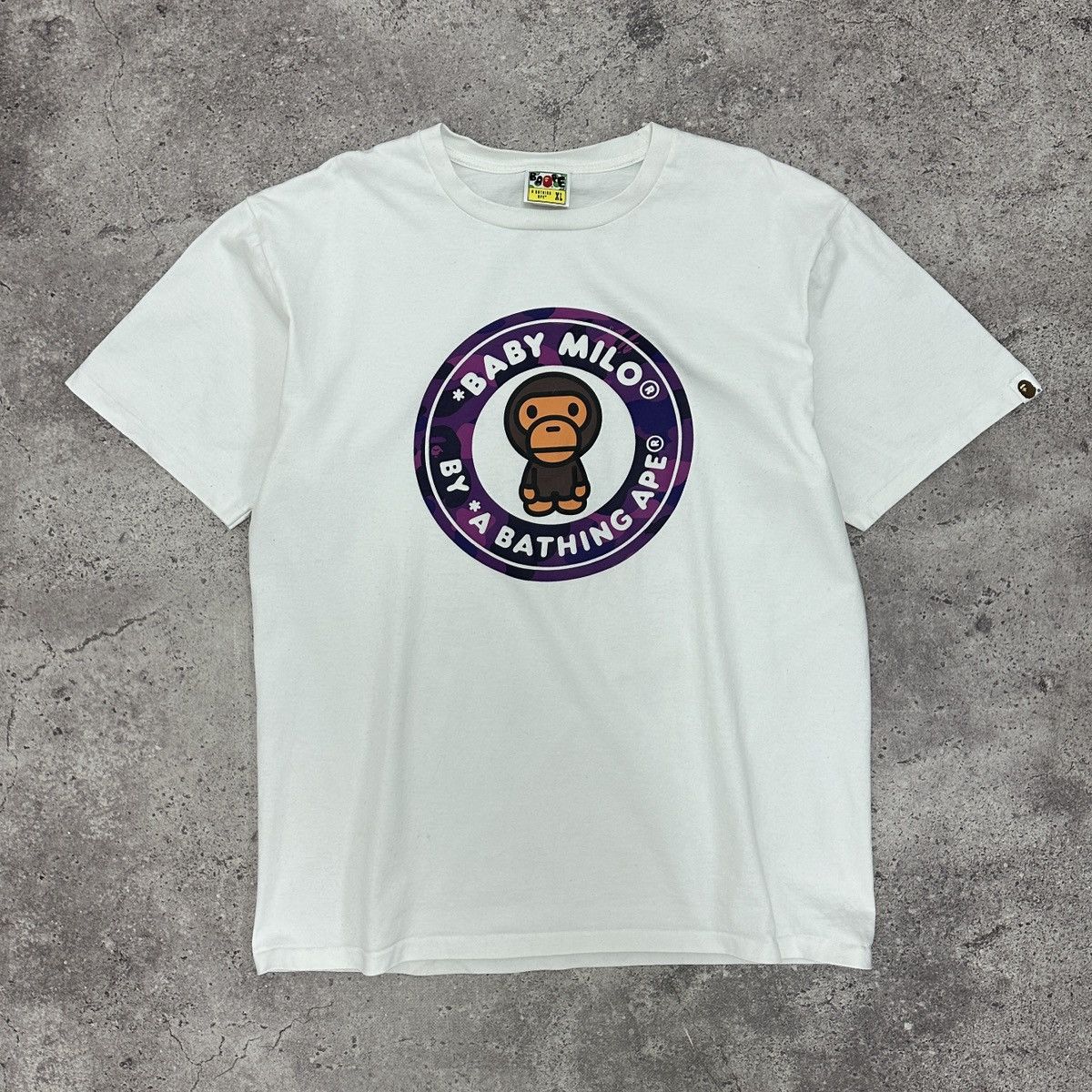 BAPE Color Camo Milo Busy Works Tee Black/Navy