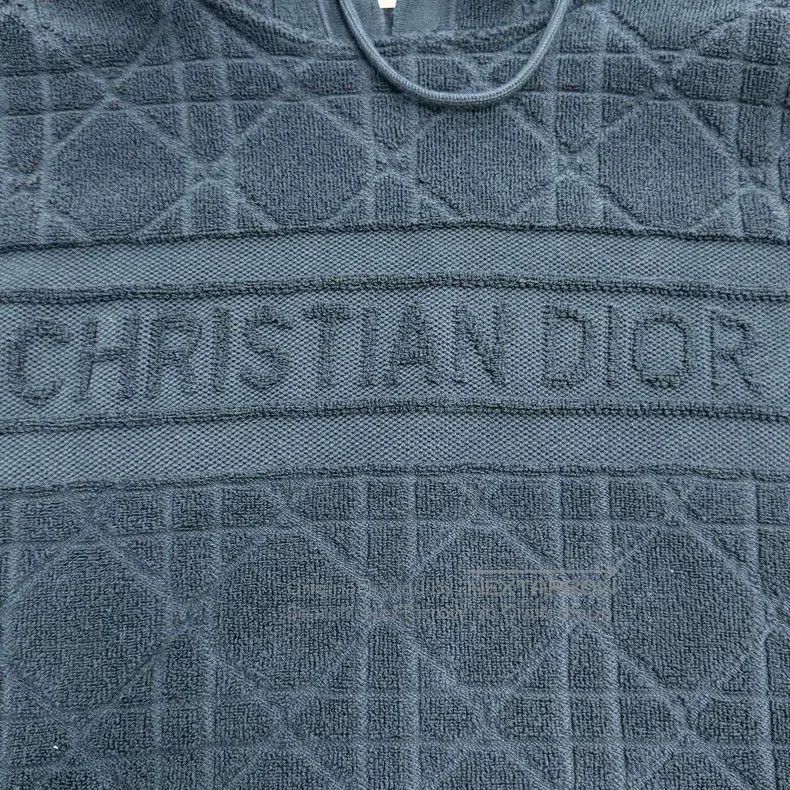 Dior Dior Dark blue plaid classic logo towel material hooded sw Size S / US 4 / IT 40 - 7 Thumbnail